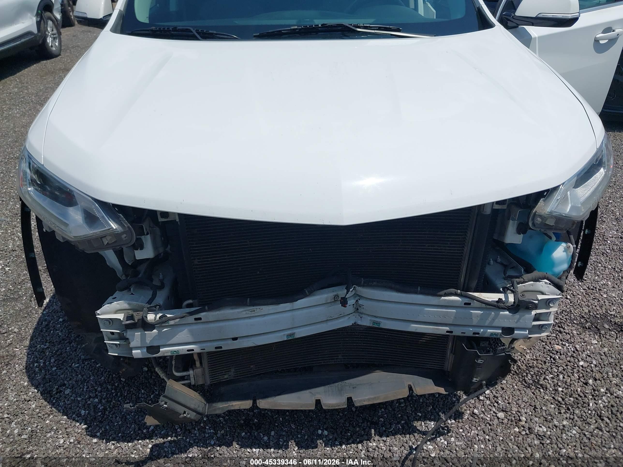 2019 Chevrolet Traverse 1lt White vin: 1GNERGKW8KJ145930
