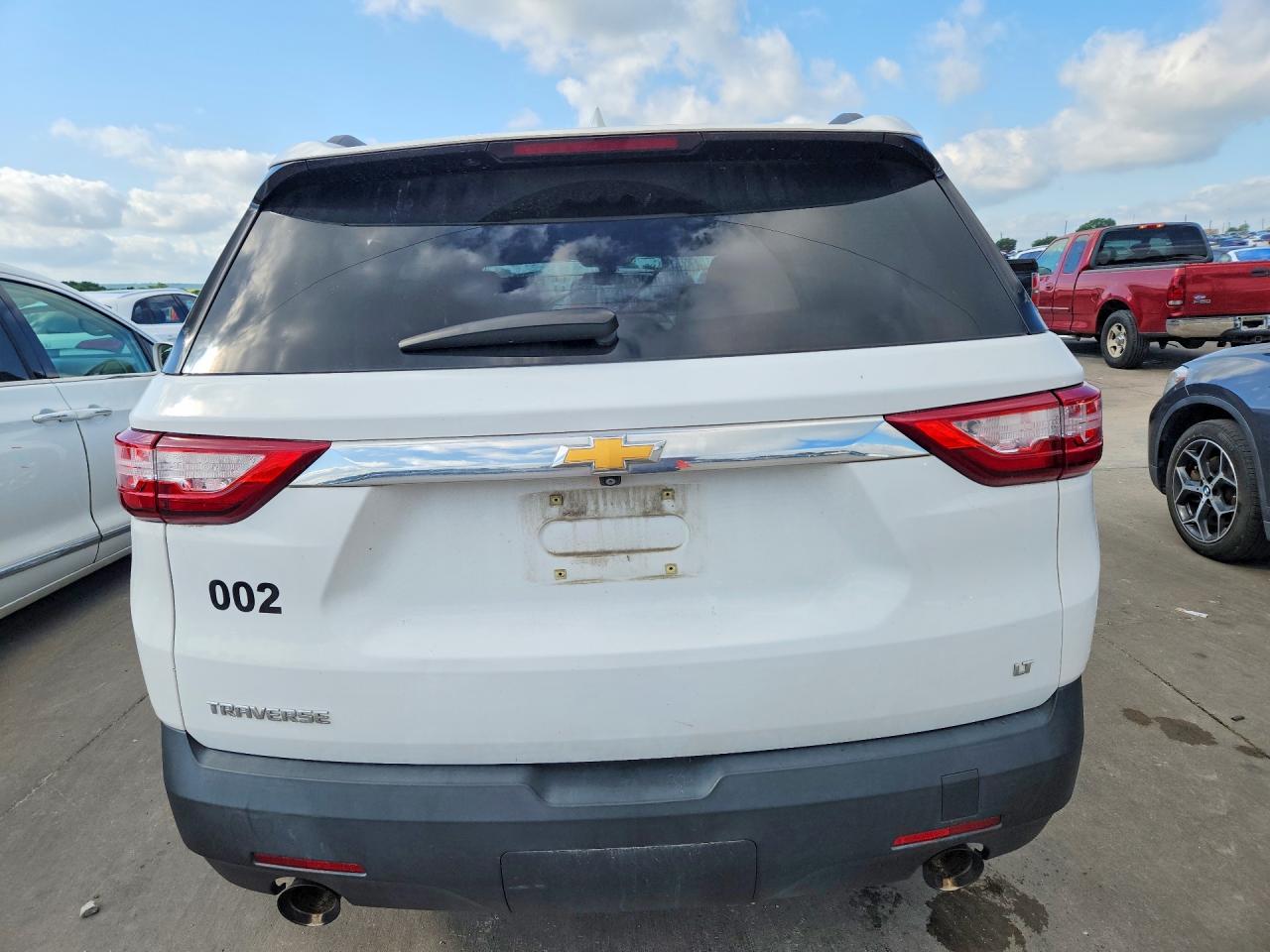 2020 Chevrolet Traverse Lt White vin: 1GNERGKW8LJ298910