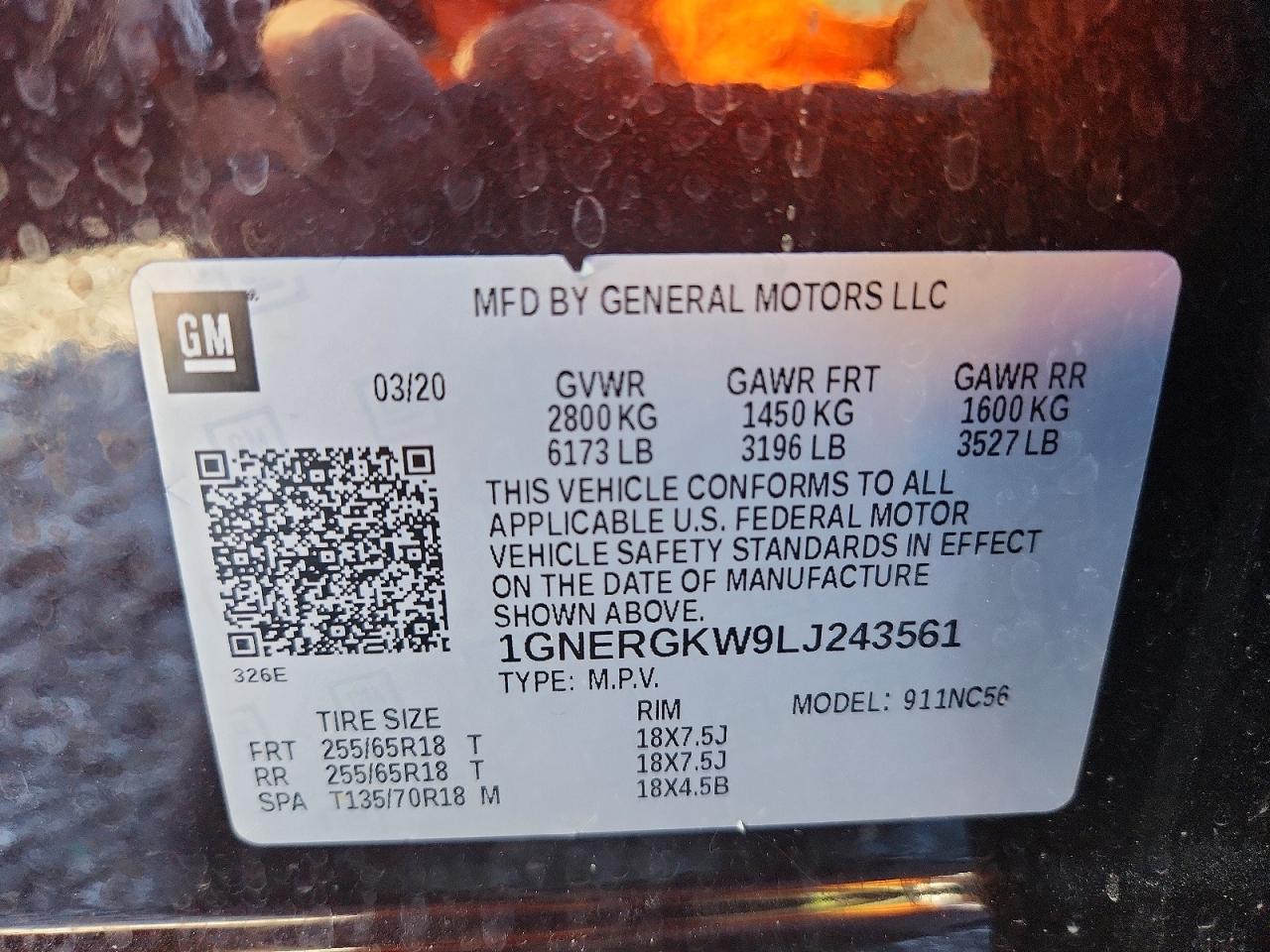 2020 Chevrolet Traverse Lt Purple vin: 1GNERGKW9LJ243561