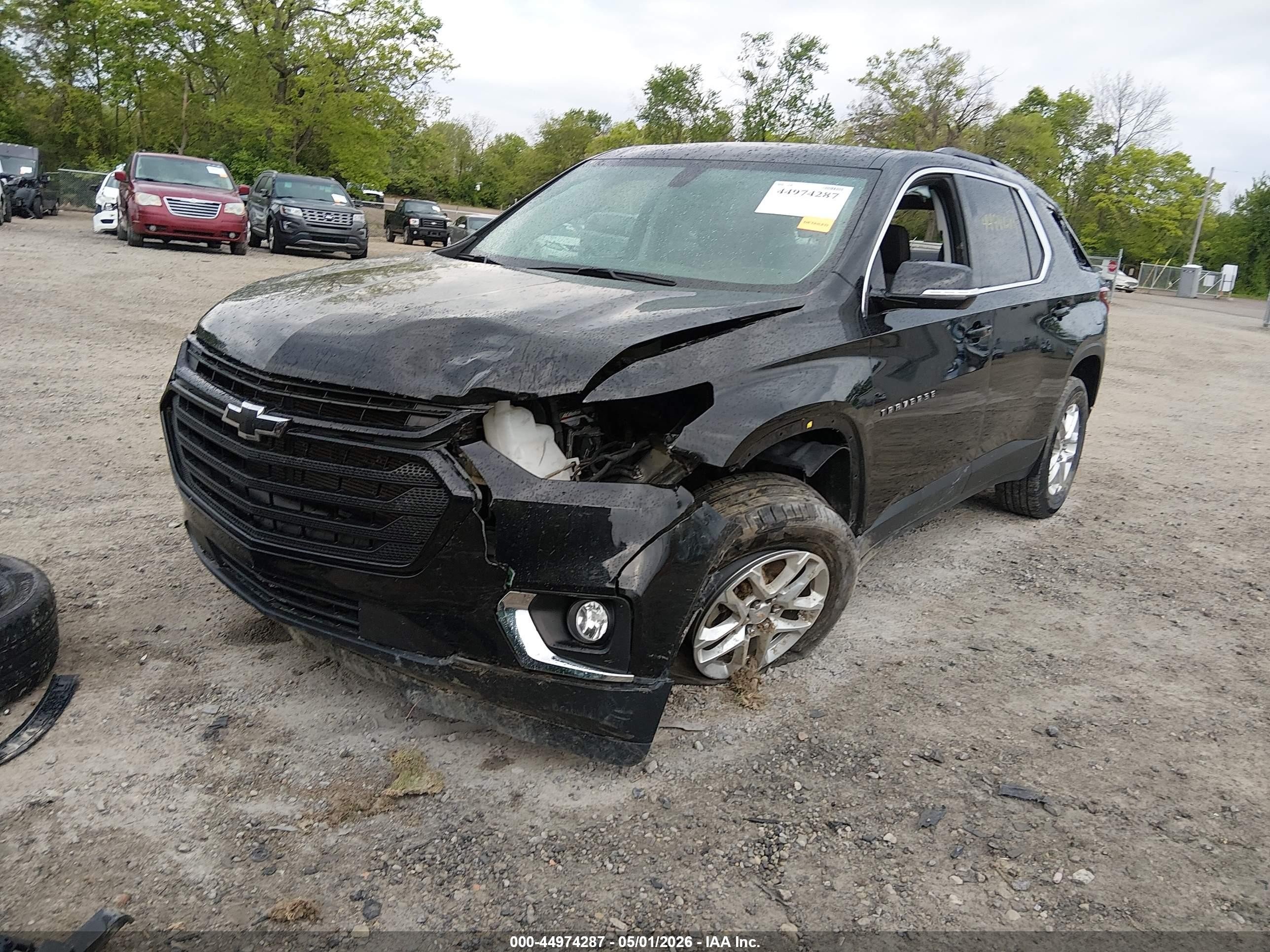 2020 Chevrolet Traverse Fwd Lt Cloth Black vin: 1GNERGKWXLJ125793