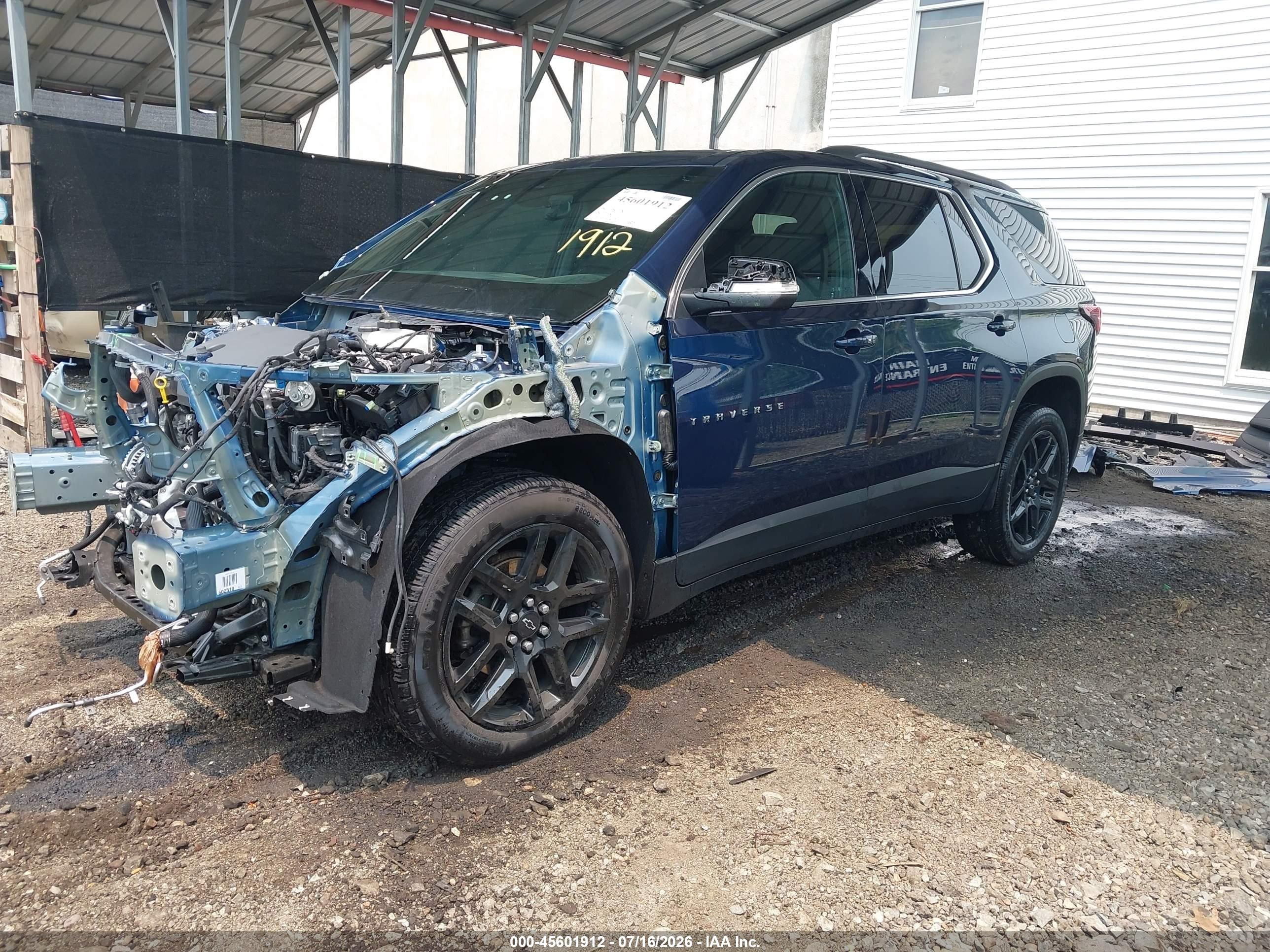 2023 Chevrolet Traverse Fwd Lt Cloth Blue vin: 1GNERGKWXPJ294167