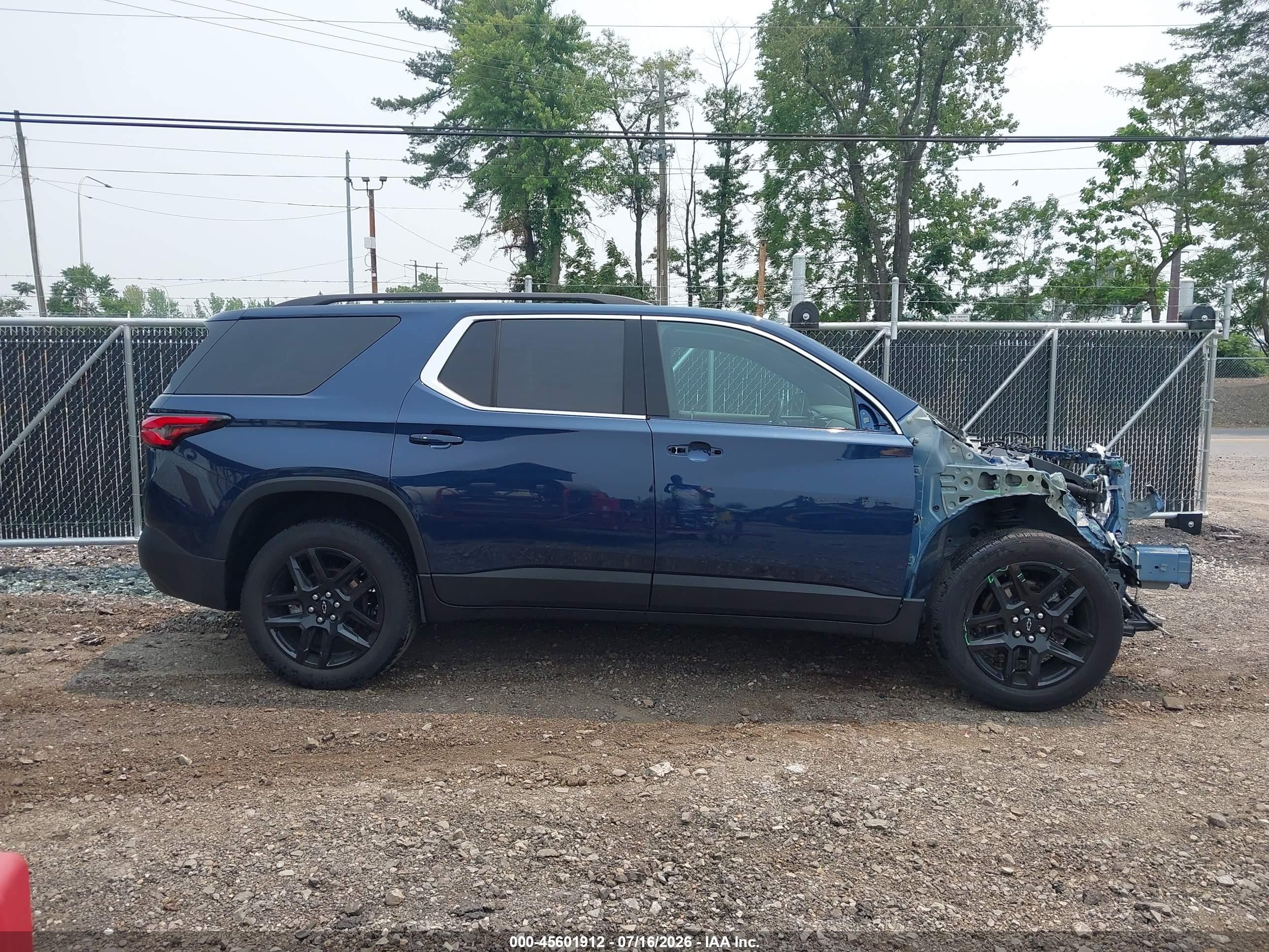 2023 Chevrolet Traverse Fwd Lt Cloth Blue vin: 1GNERGKWXPJ294167