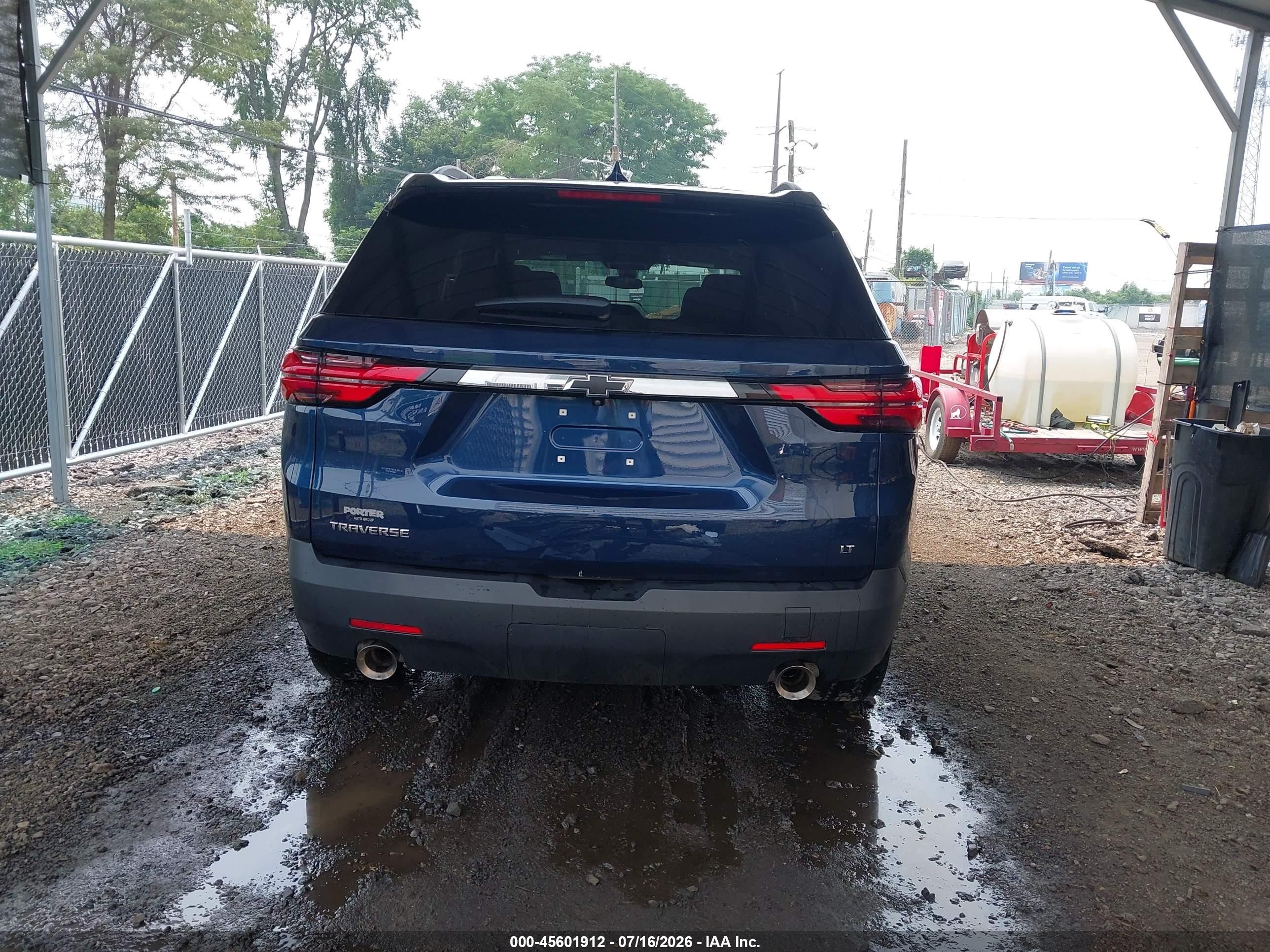 2023 Chevrolet Traverse Fwd Lt Cloth Blue vin: 1GNERGKWXPJ294167