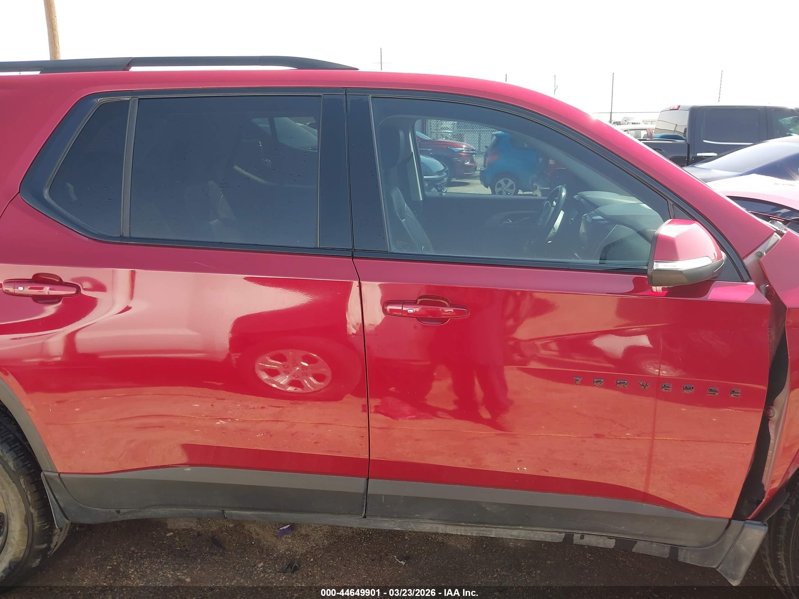 2021 Chevrolet Traverse Fwd Rs Red vin: 1GNERJKW0MJ137952