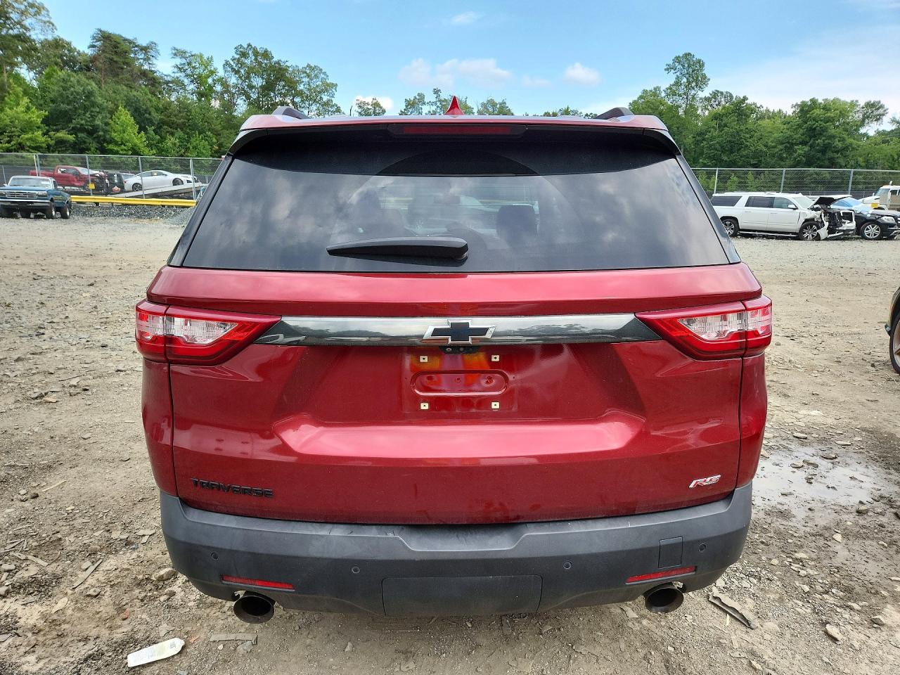 2021 Chevrolet Traverse Rs Red vin: 1GNERJKW0MJ210415