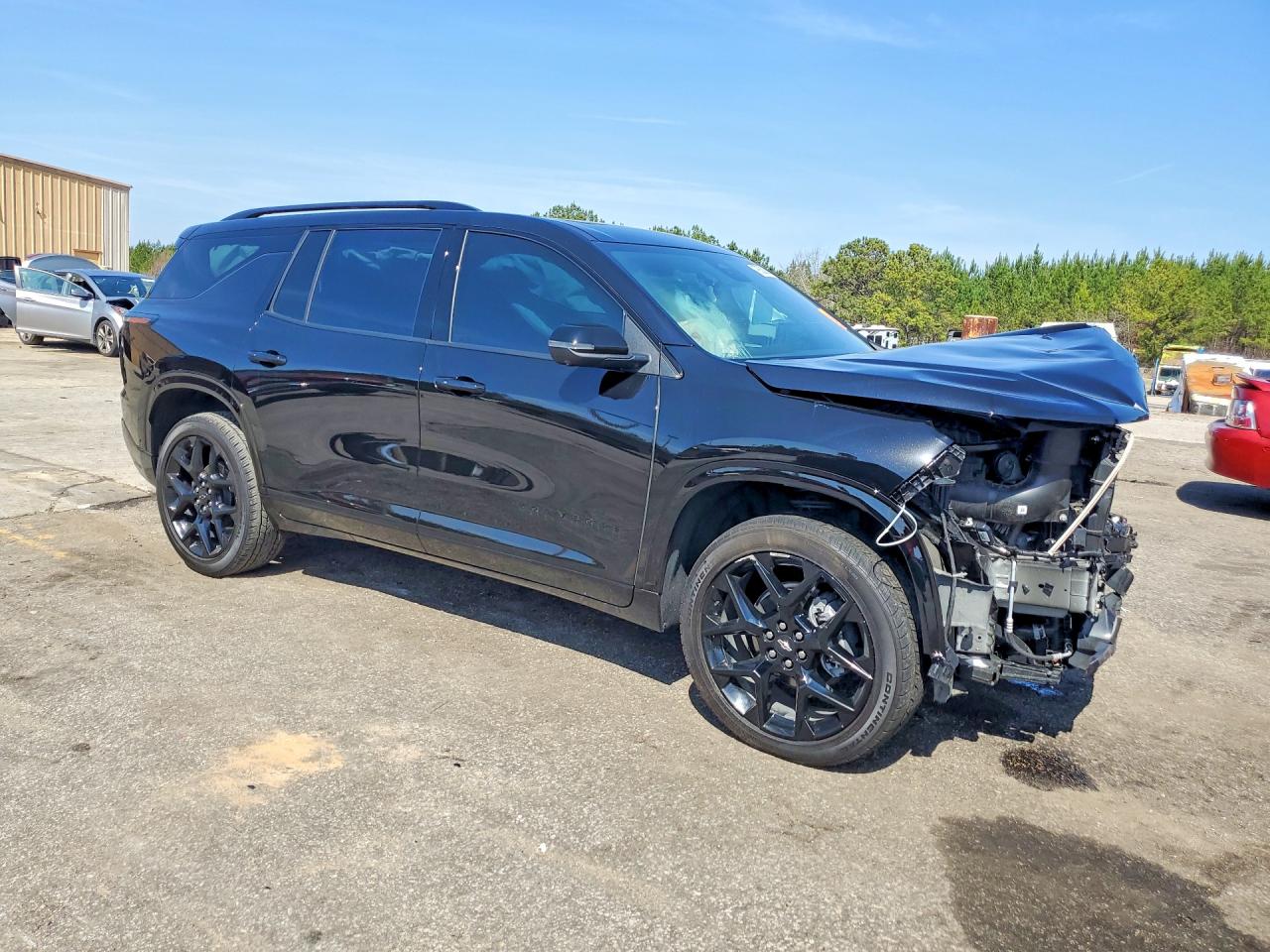 2025 Chevrolet Traverse Rs Черный vin: 1GNERLRS9SJ138545