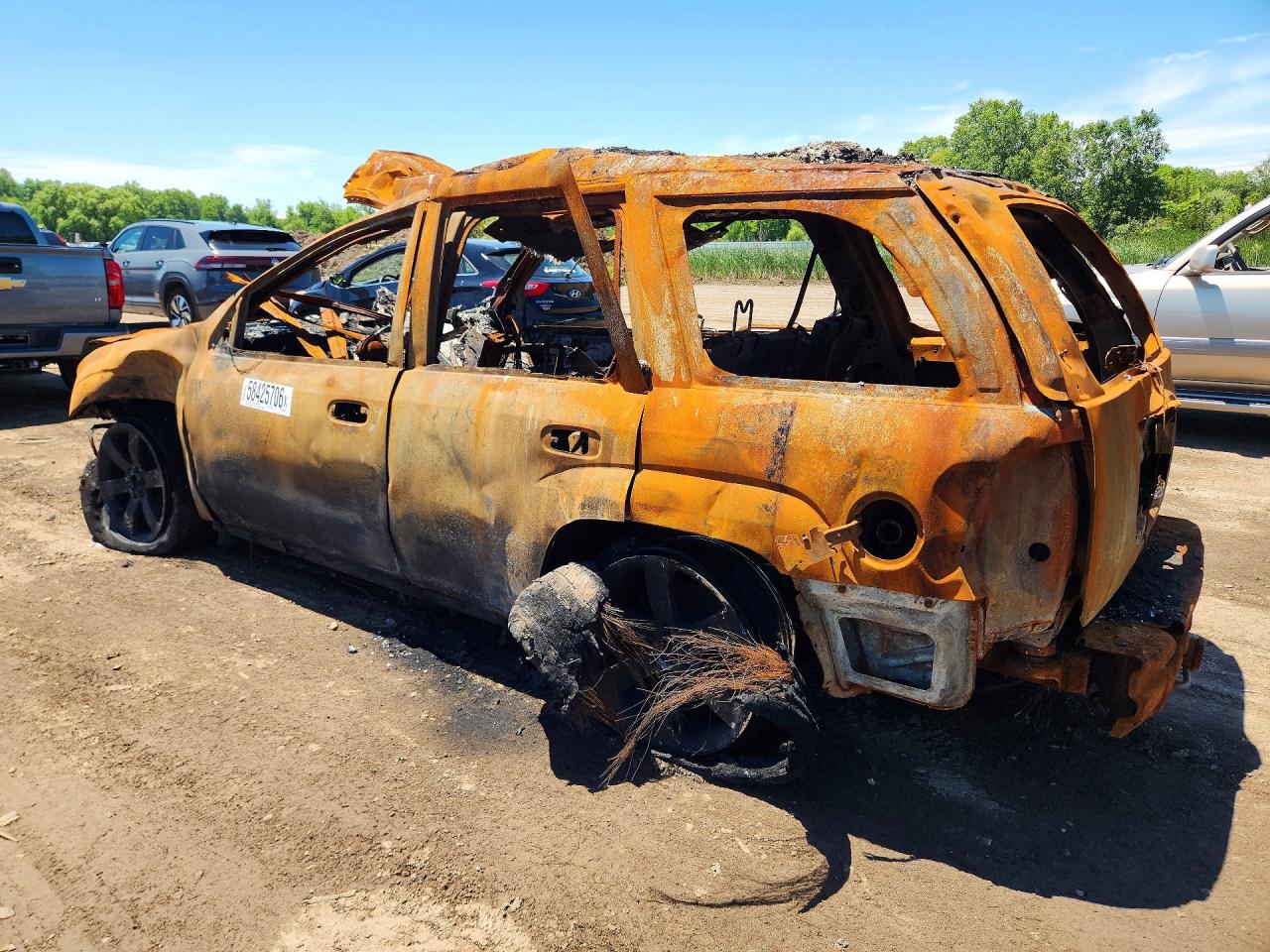 2007 Chevrolet Trailblazer Ss Burn vin: 1GNES13H672210342