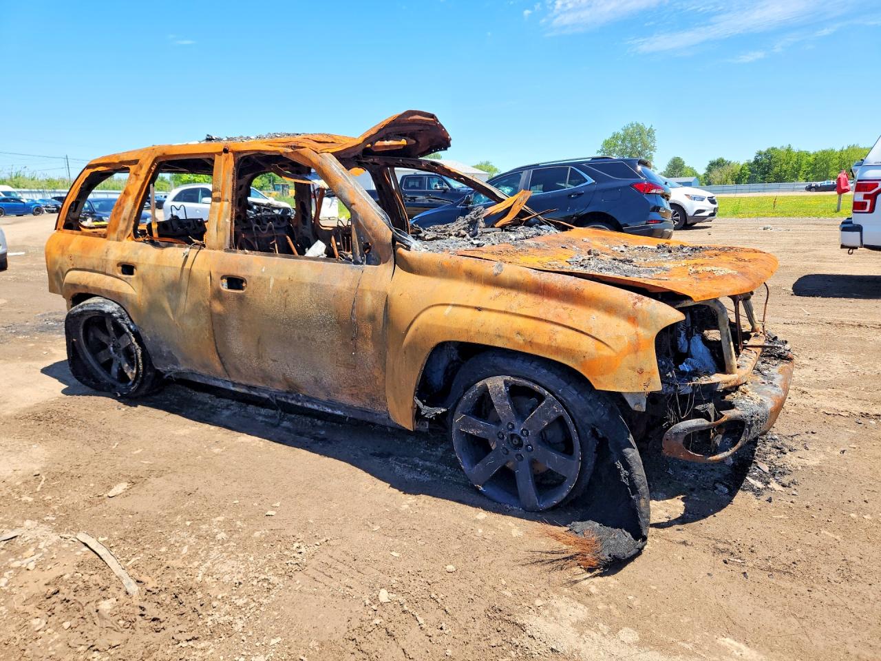 2007 Chevrolet Trailblazer Ss Burn vin: 1GNES13H672210342