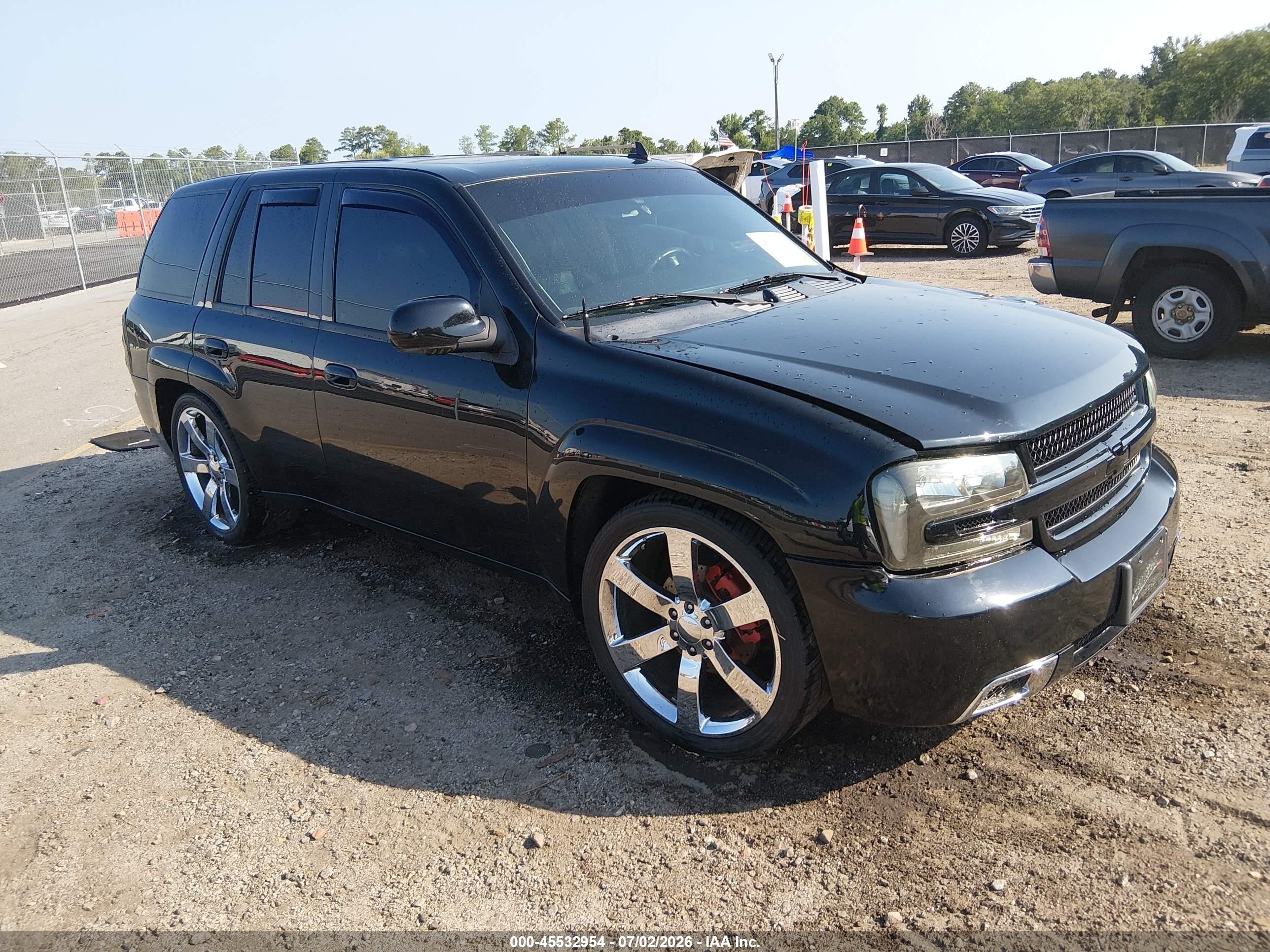 2006 Chevrolet Trailblazer Lt Black vin: 1GNES13H862360922