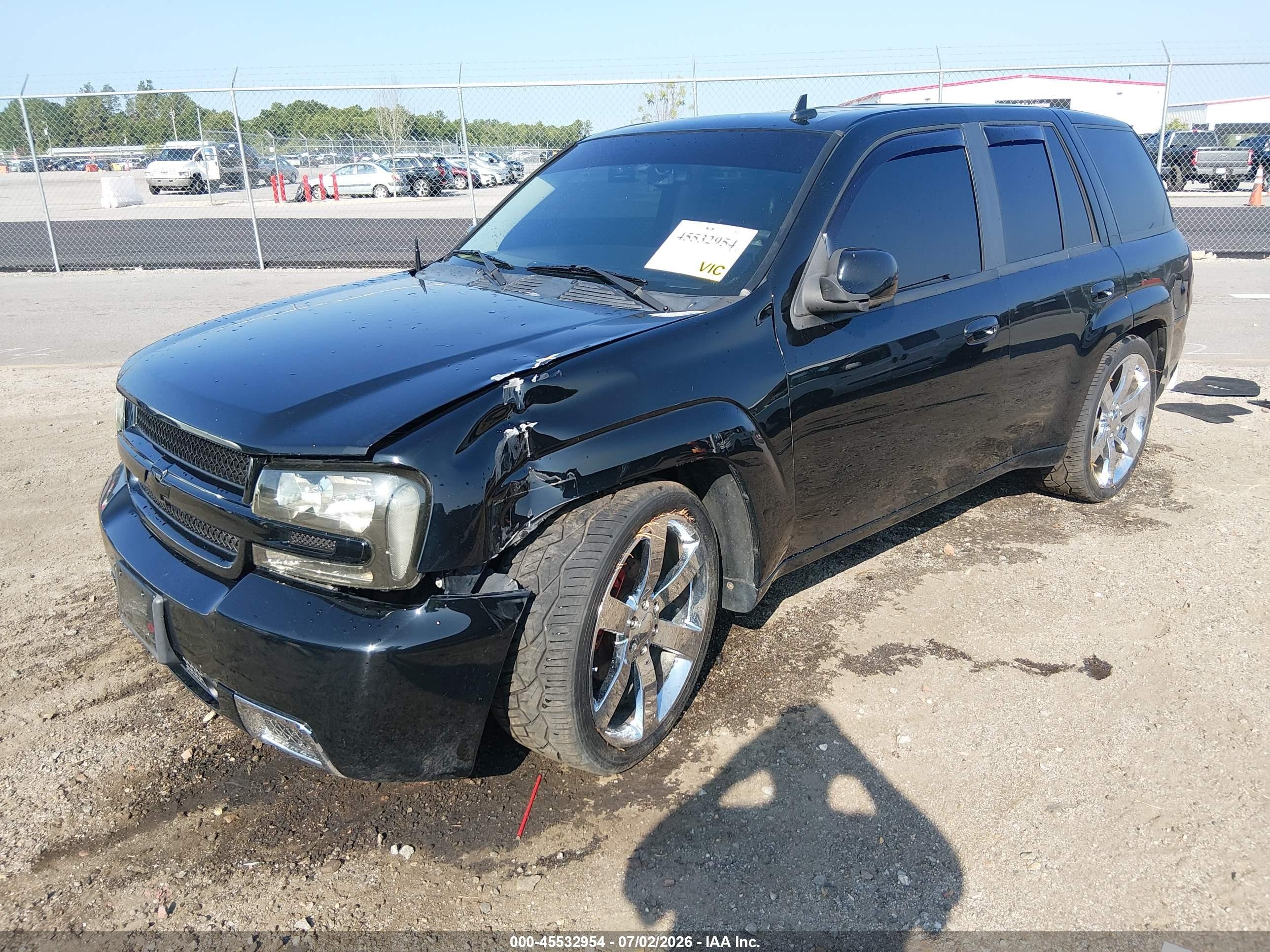 2006 Chevrolet Trailblazer Lt Black vin: 1GNES13H862360922