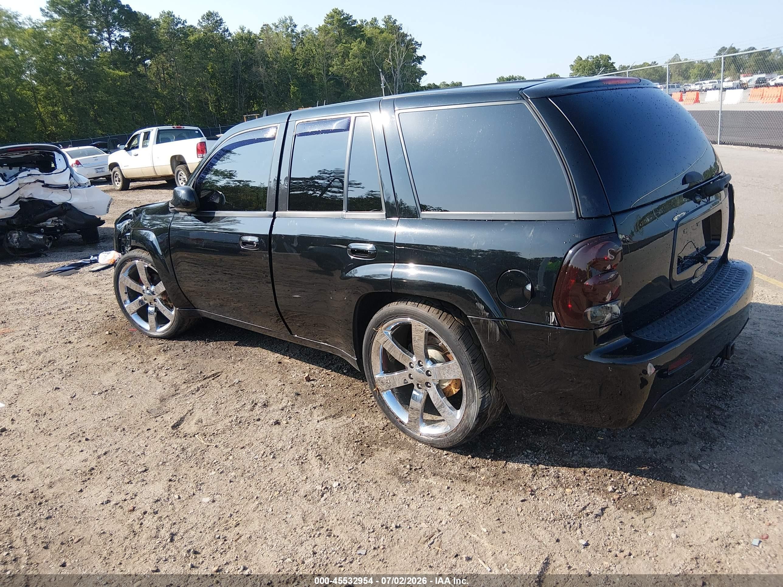 2006 Chevrolet Trailblazer Lt Black vin: 1GNES13H862360922