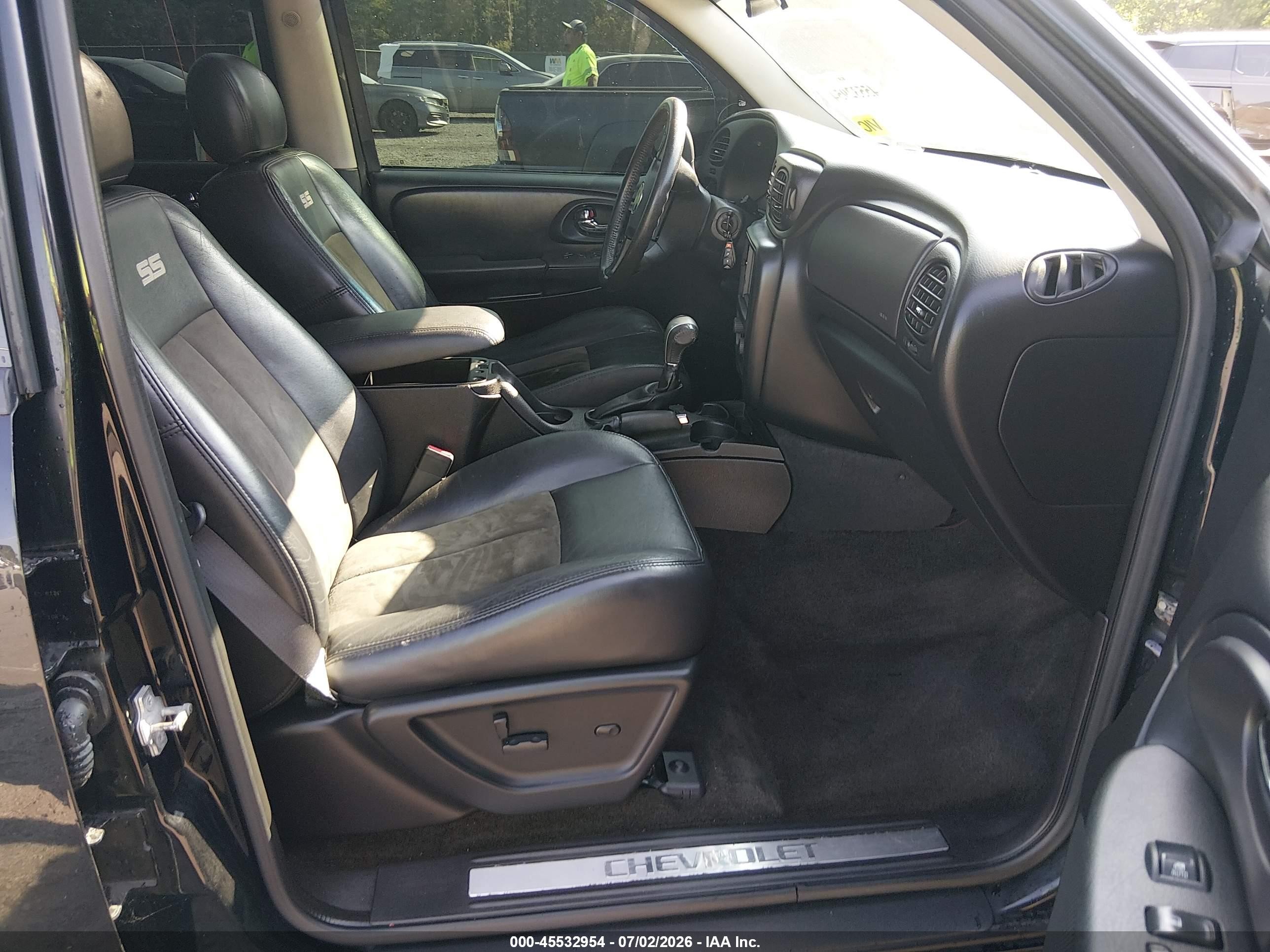 2006 Chevrolet Trailblazer Lt Black vin: 1GNES13H862360922