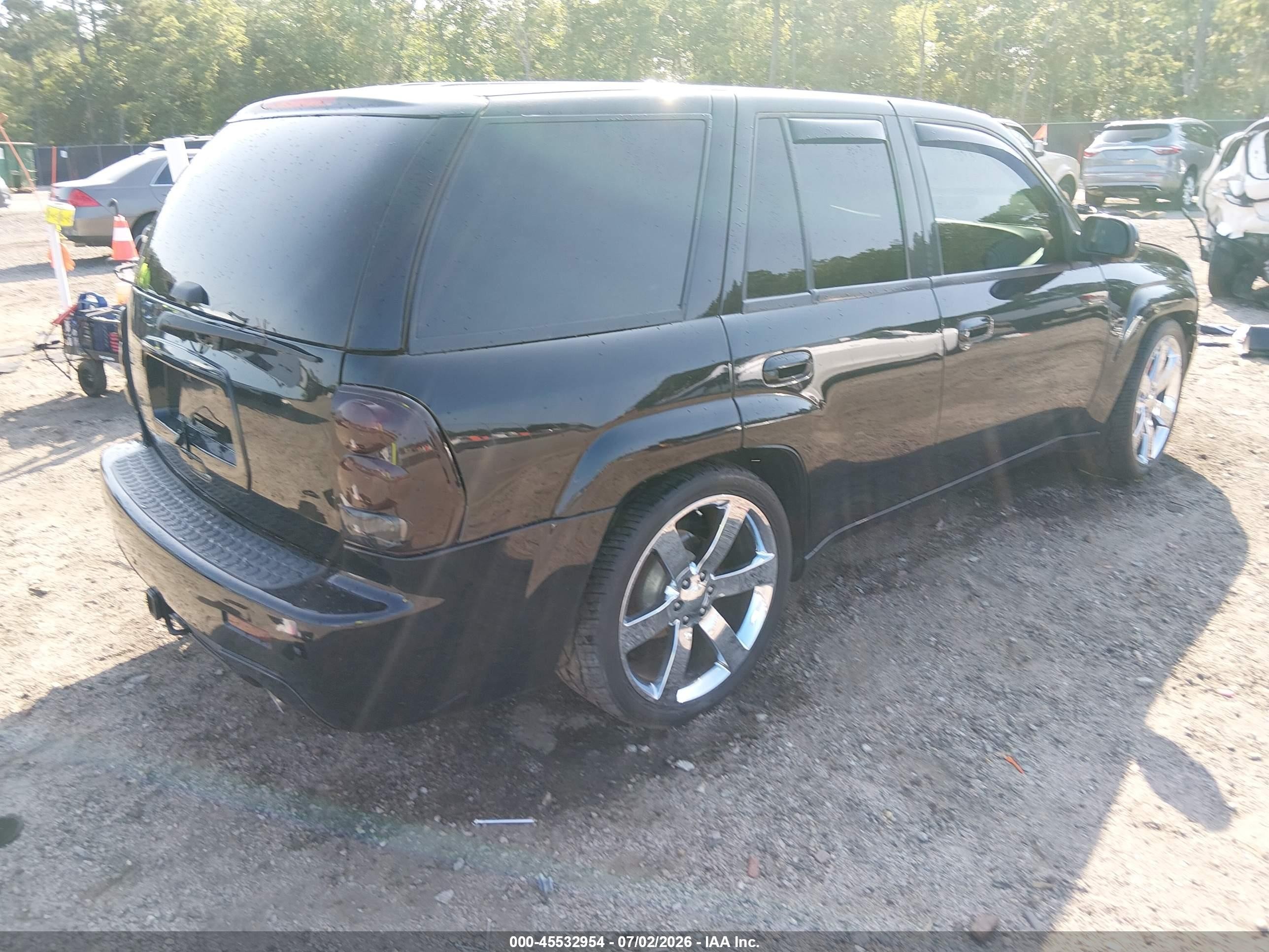 2006 Chevrolet Trailblazer Lt Black vin: 1GNES13H862360922