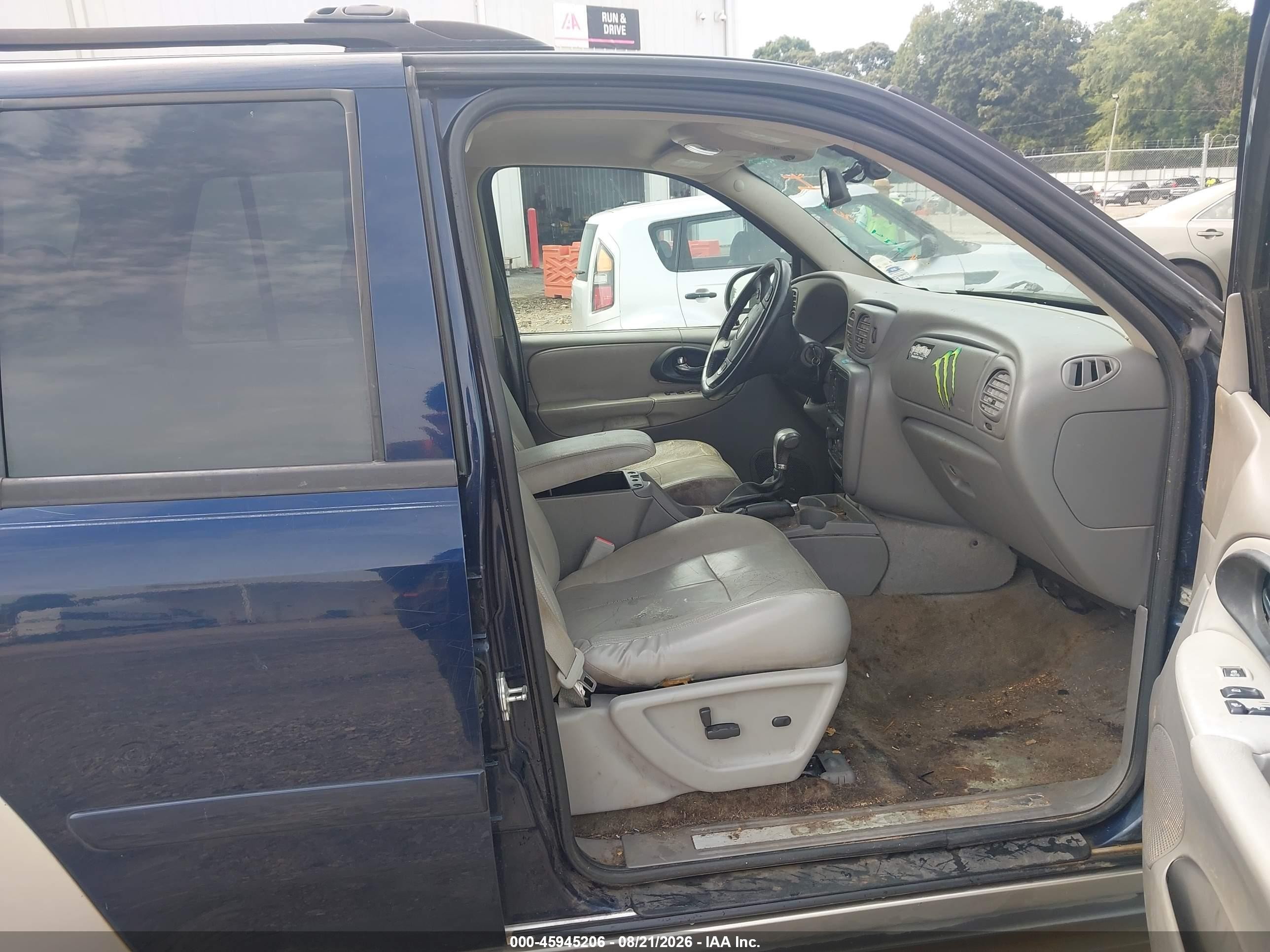 2007 Chevrolet Trailblazer Lt Blue vin: 1GNES13M272257980