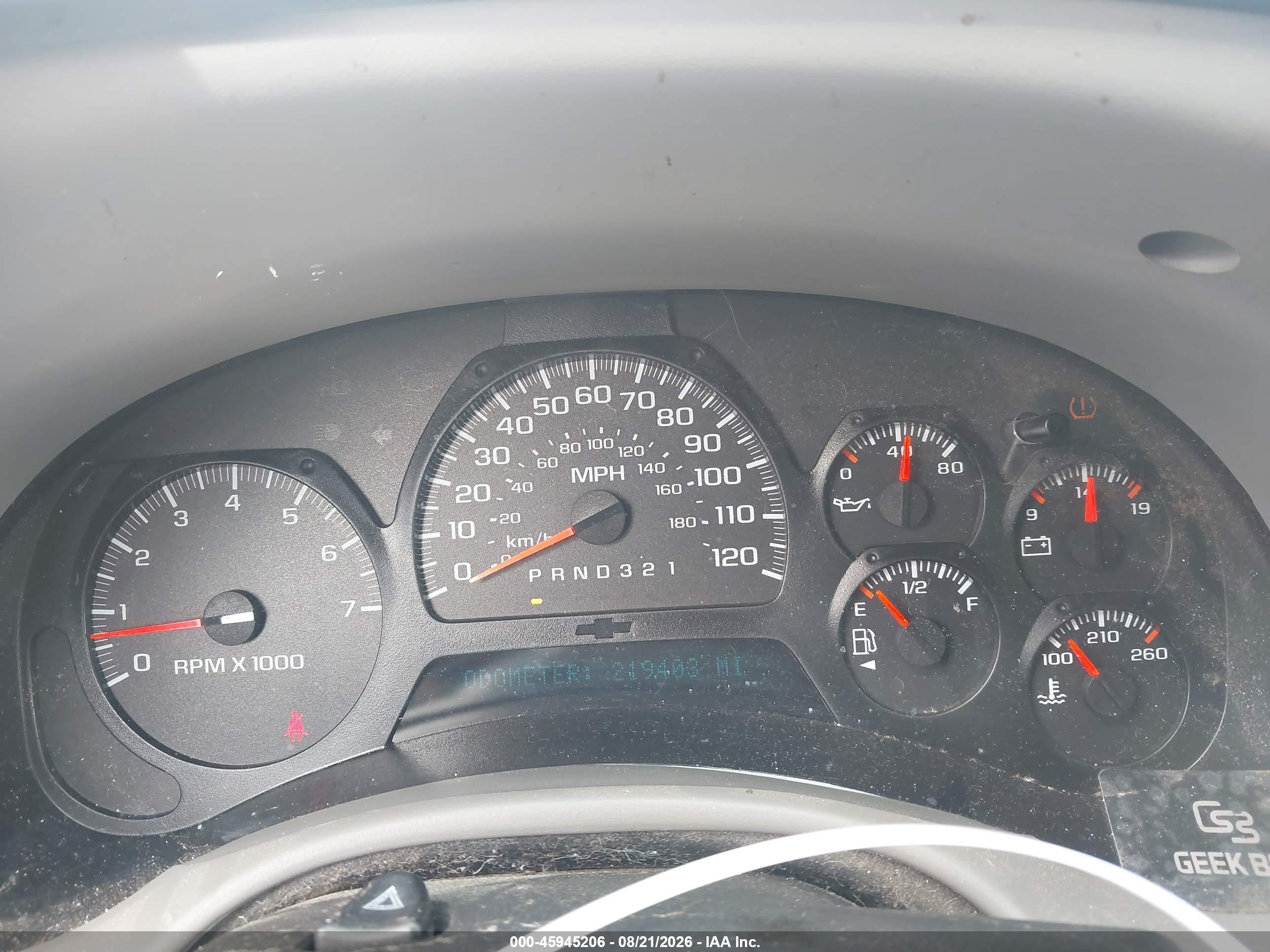 2007 Chevrolet Trailblazer Lt Blue vin: 1GNES13M272257980