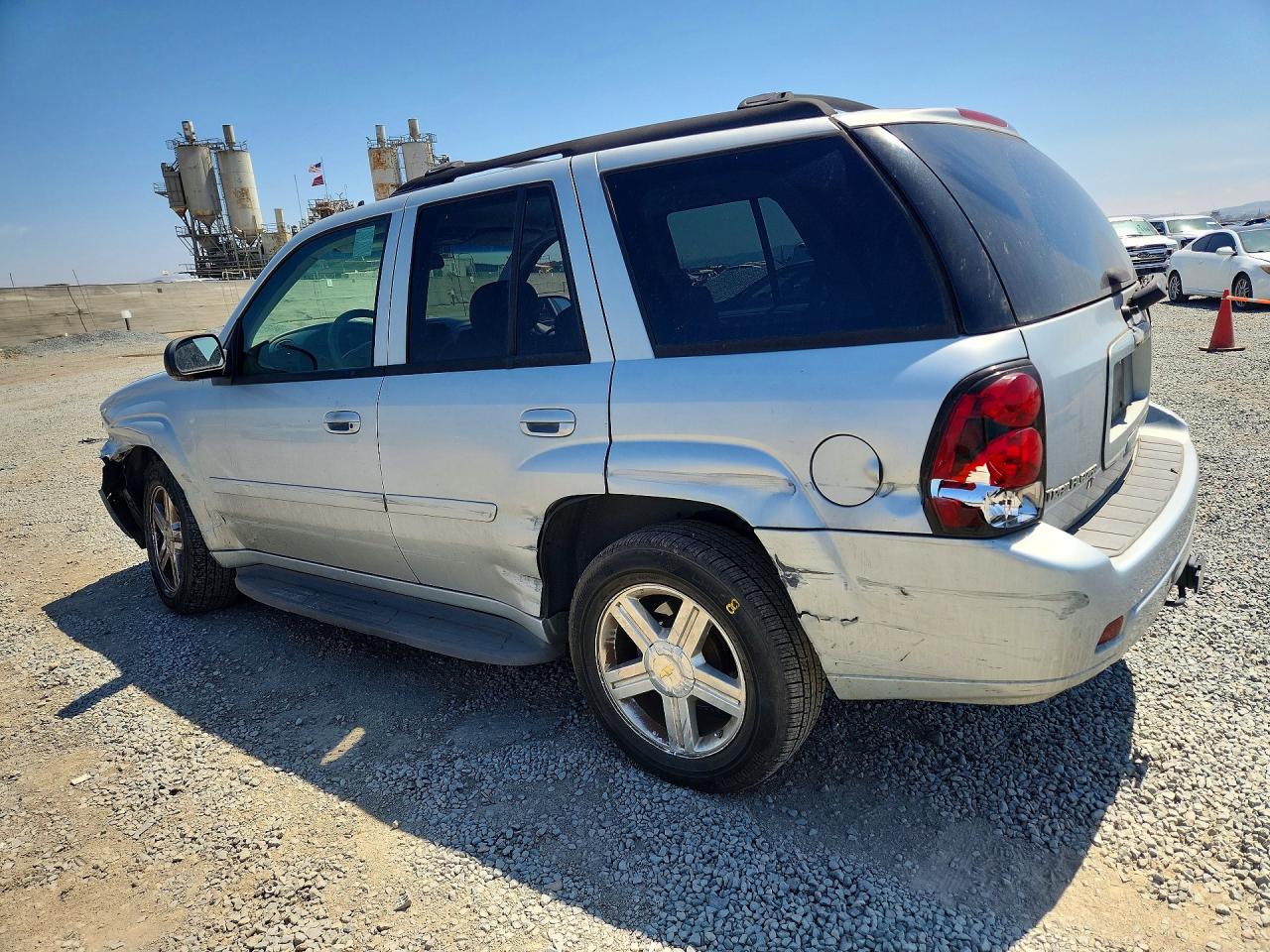 2007 Chevrolet Trailblazer Ls Серебряный vin: 1GNES13M372262735
