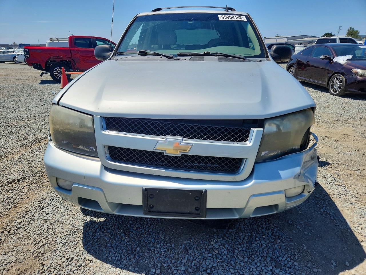 2007 Chevrolet Trailblazer Ls Серебряный vin: 1GNES13M372262735