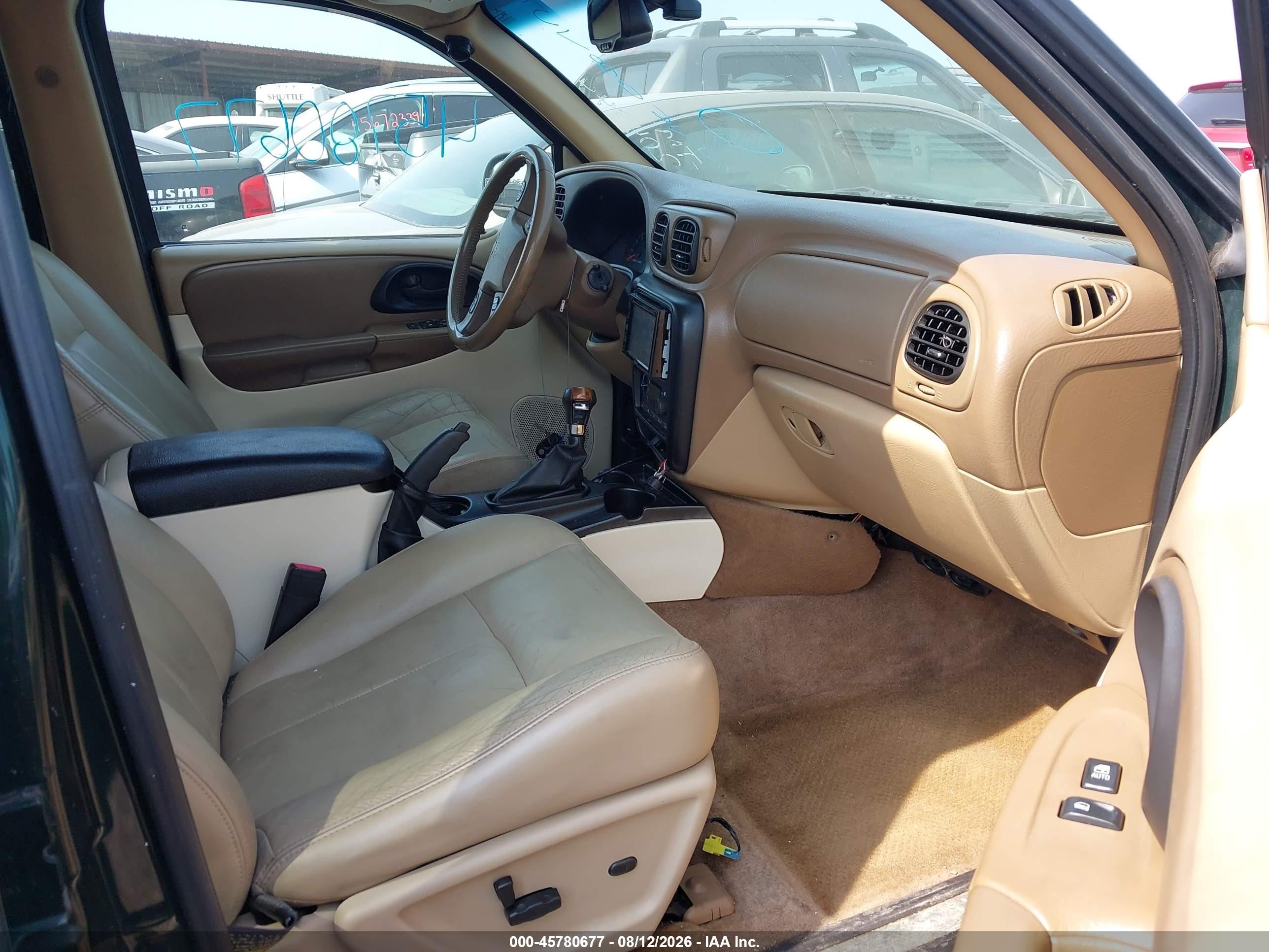 2003 Chevrolet Trailblazer Ext Lt Green vin: 1GNES16P736204944