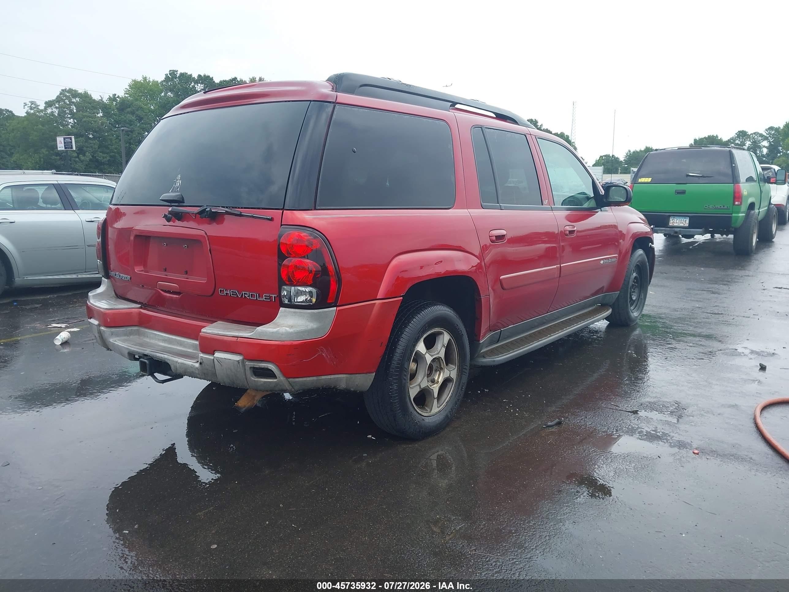 2004 Chevrolet Trailblazer Ext Lt Red vin: 1GNES16P746123881
