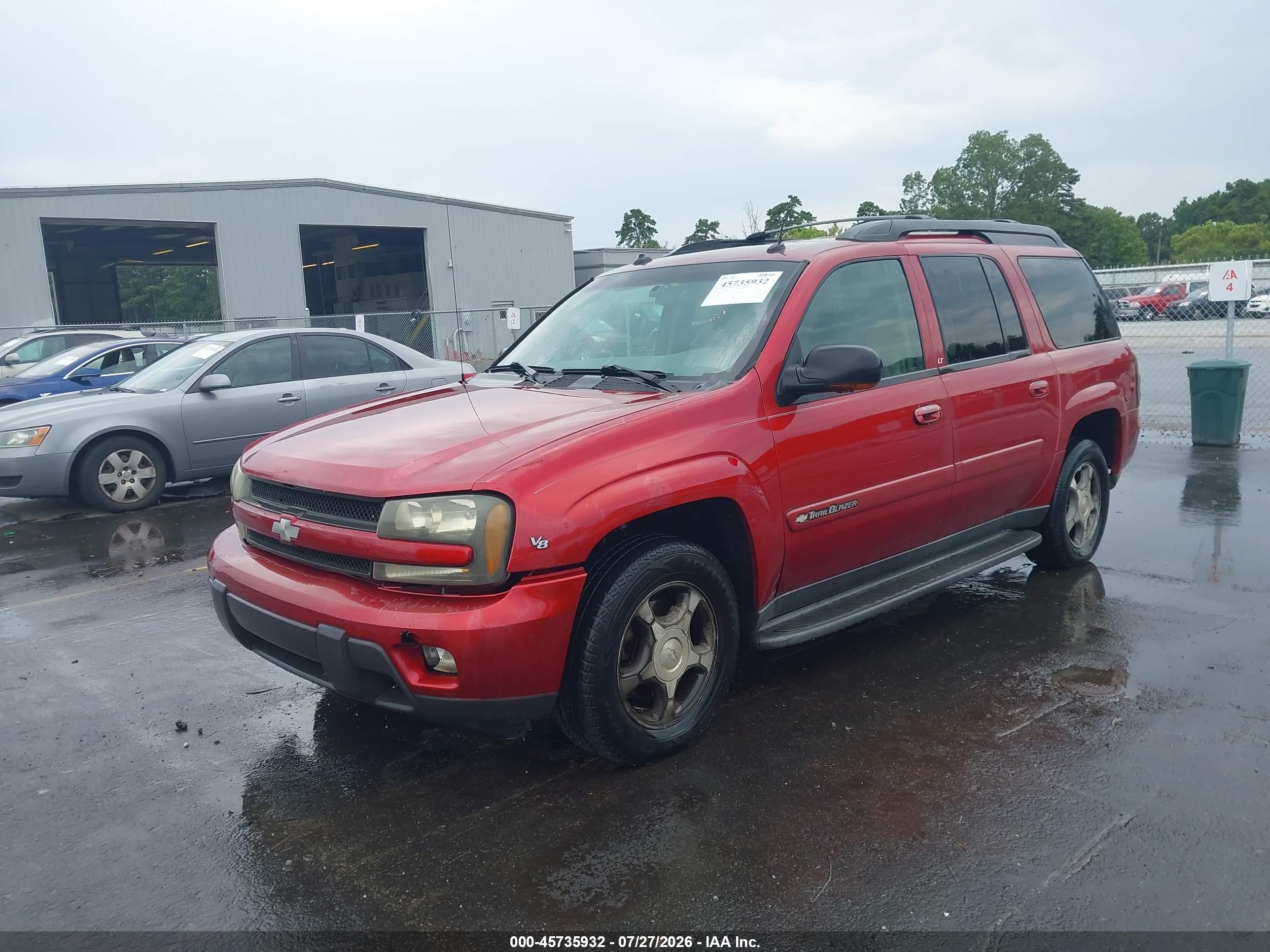 2004 Chevrolet Trailblazer Ext Lt Red vin: 1GNES16P746123881