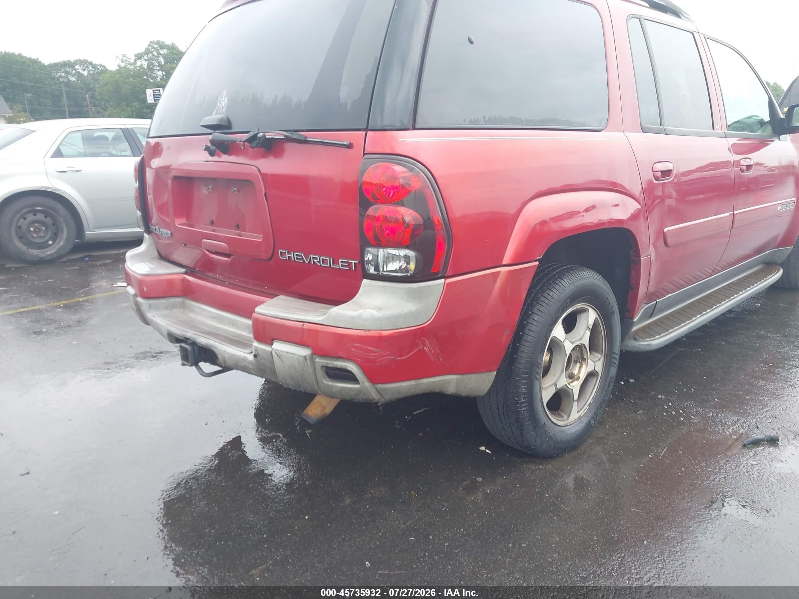 2004 Chevrolet Trailblazer Ext Lt Red vin: 1GNES16P746123881