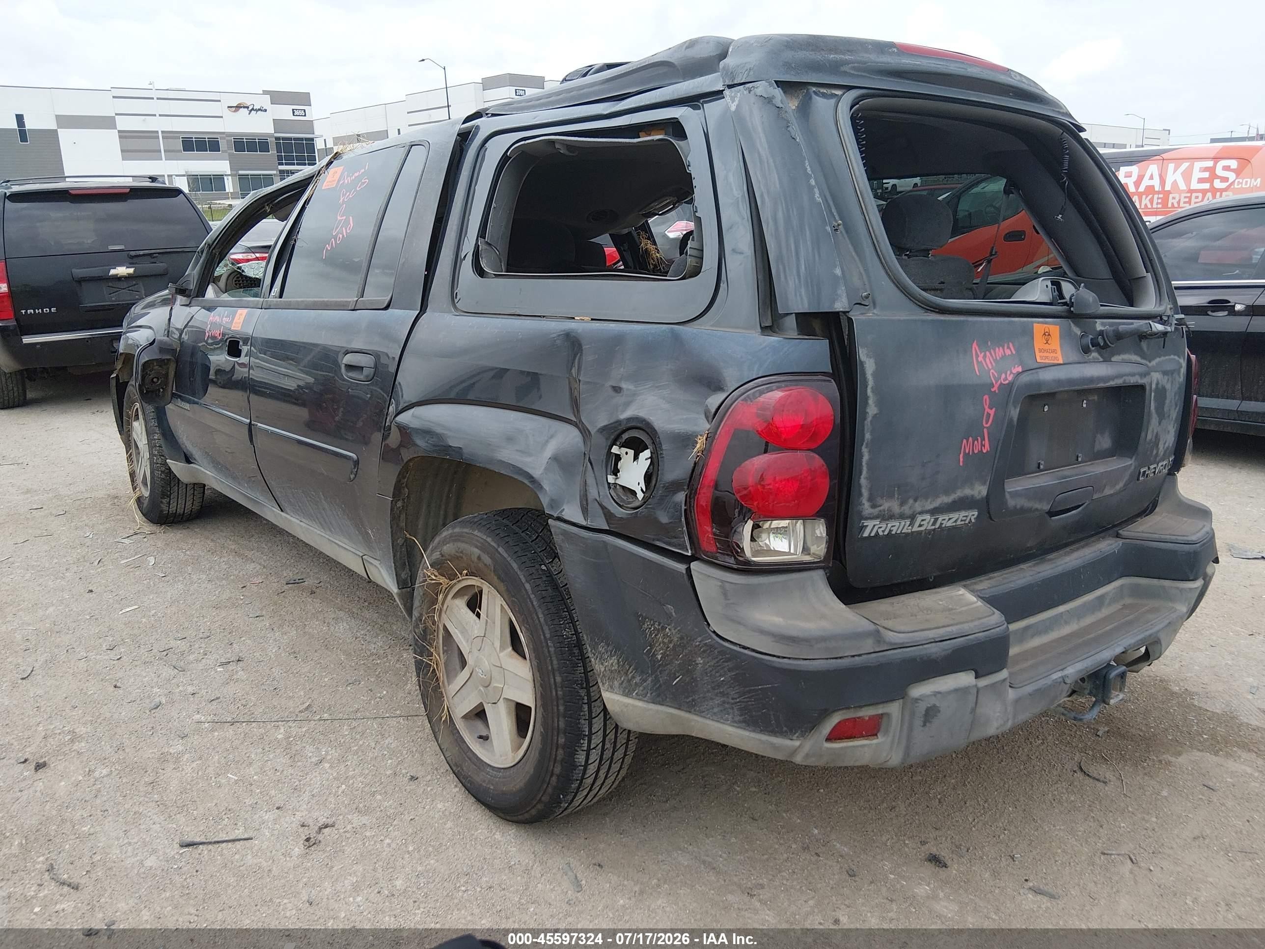 2003 Chevrolet Trailblazer Ext Lt Black vin: 1GNES16S036162458