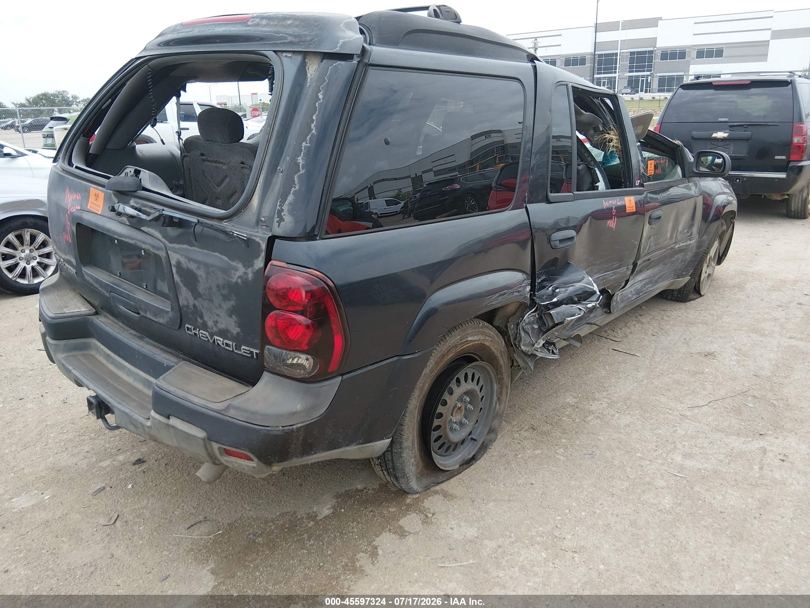 2003 Chevrolet Trailblazer Ext Lt Black vin: 1GNES16S036162458