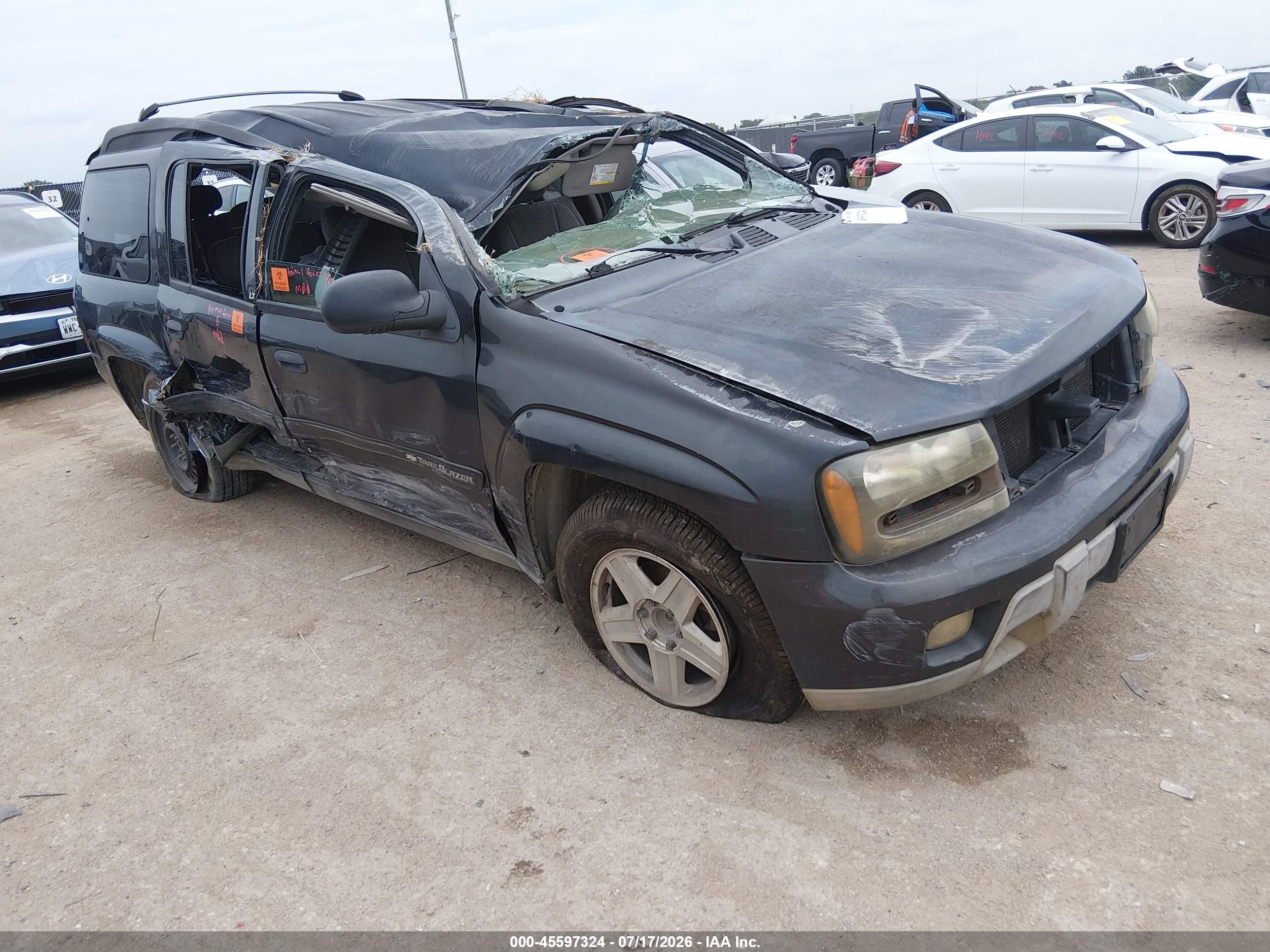 2003 Chevrolet Trailblazer Ext Lt Черный vin: 1GNES16S036162458