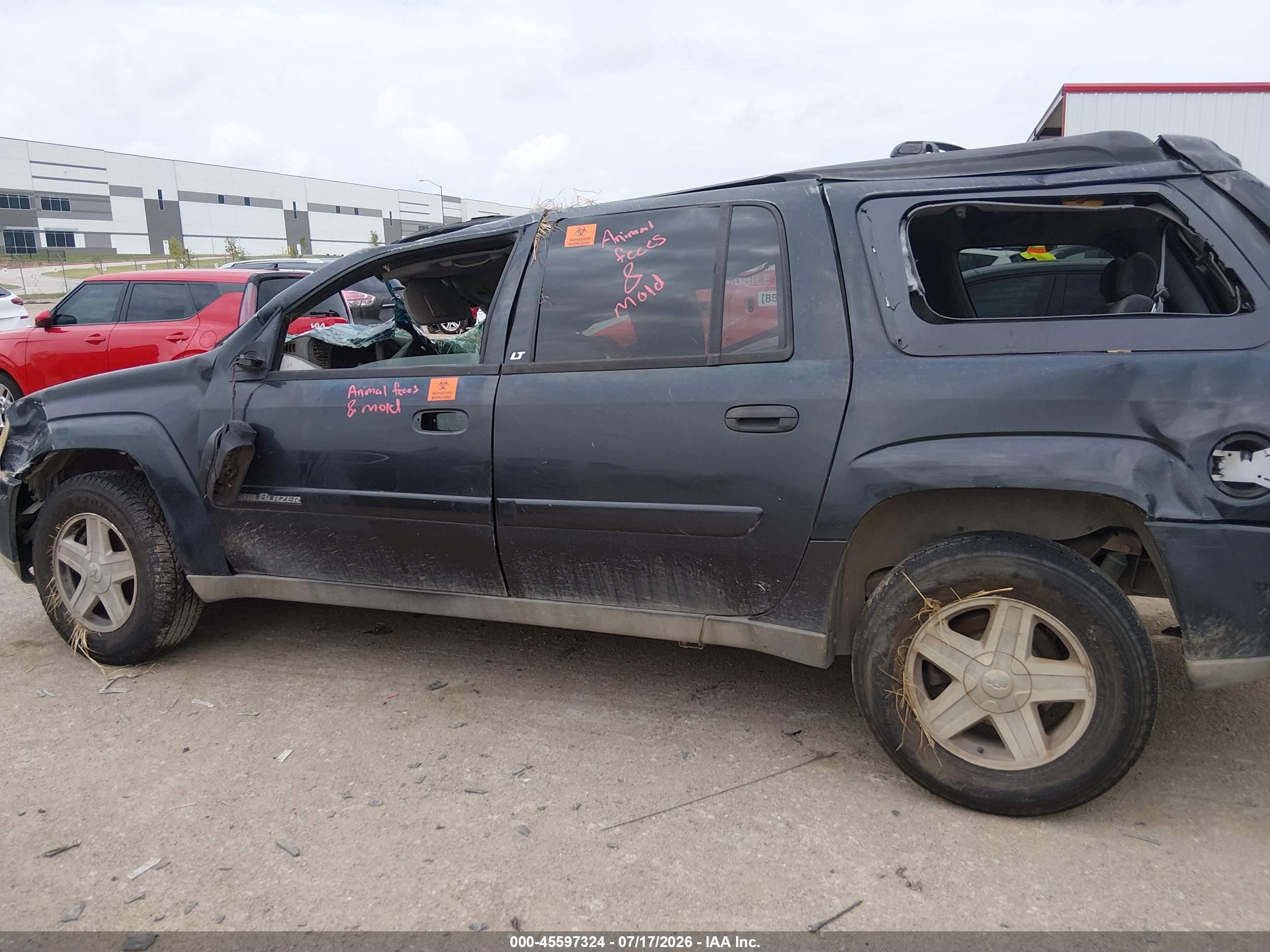 2003 Chevrolet Trailblazer Ext Lt Black vin: 1GNES16S036162458