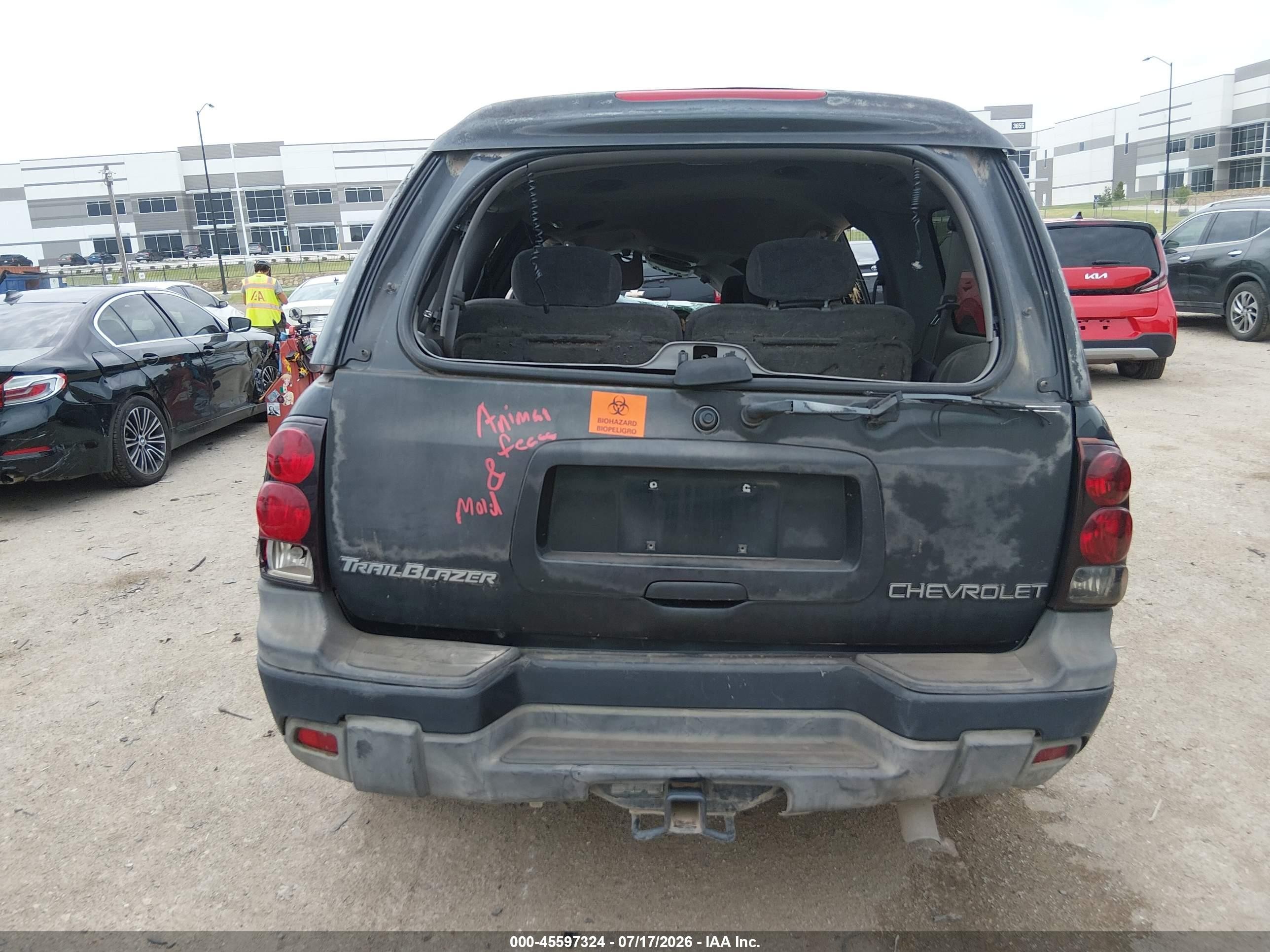 2003 Chevrolet Trailblazer Ext Lt Black vin: 1GNES16S036162458
