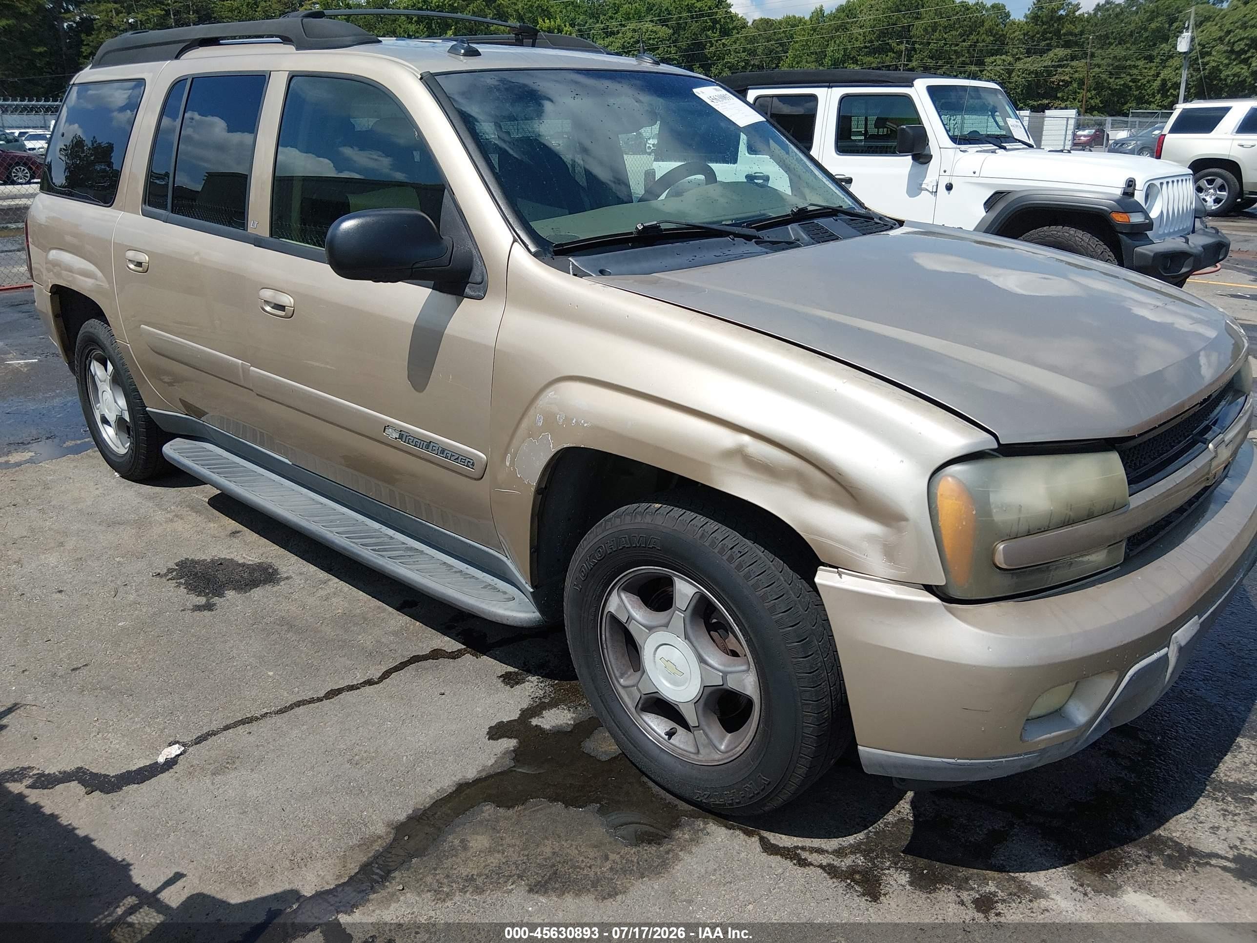 2004 Chevrolet Trailblazer Ext Lt Tan vin: 1GNES16S046128991