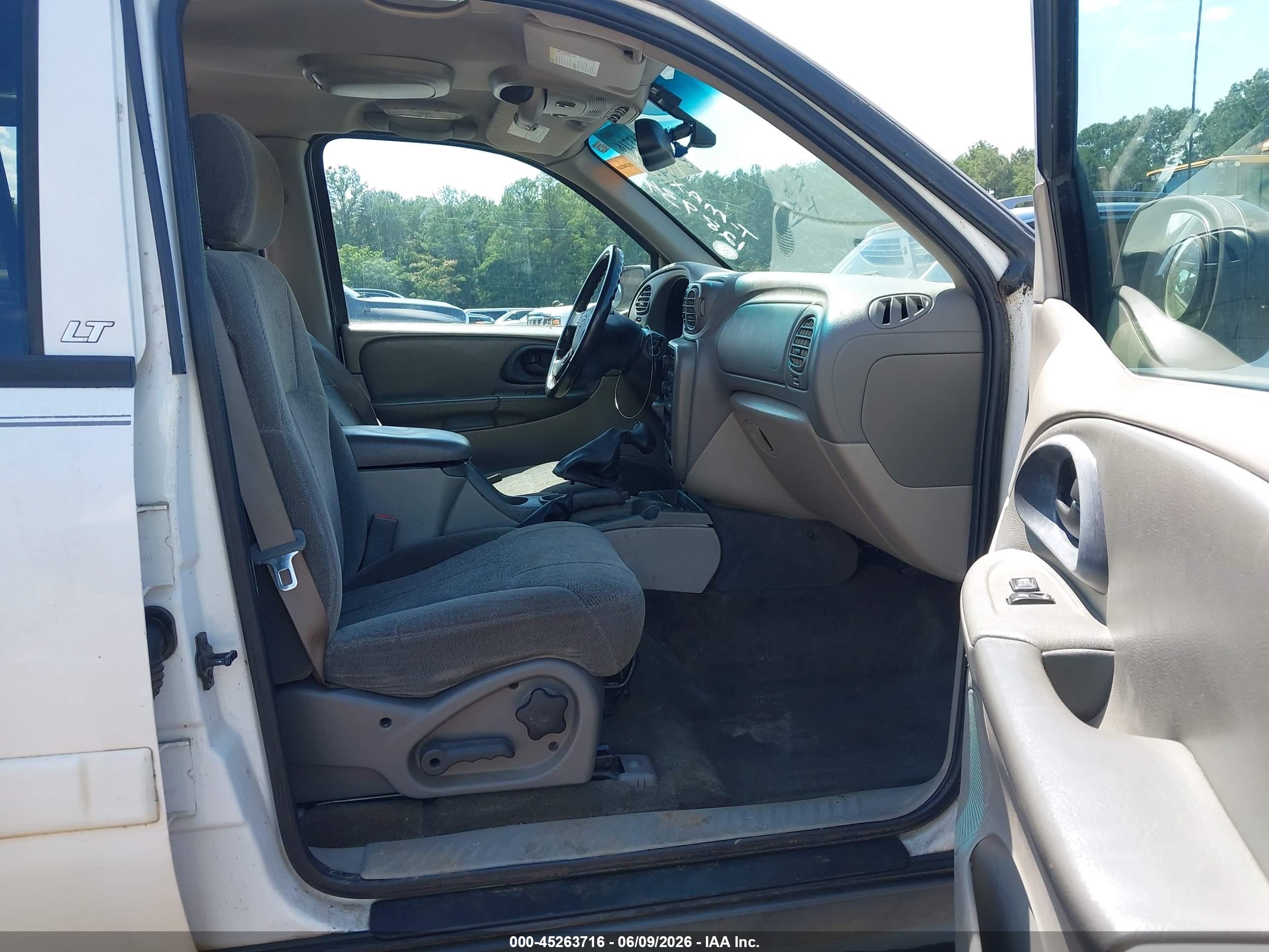 2003 Chevrolet Trailblazer Ext Lt White vin: 1GNES16S136128934