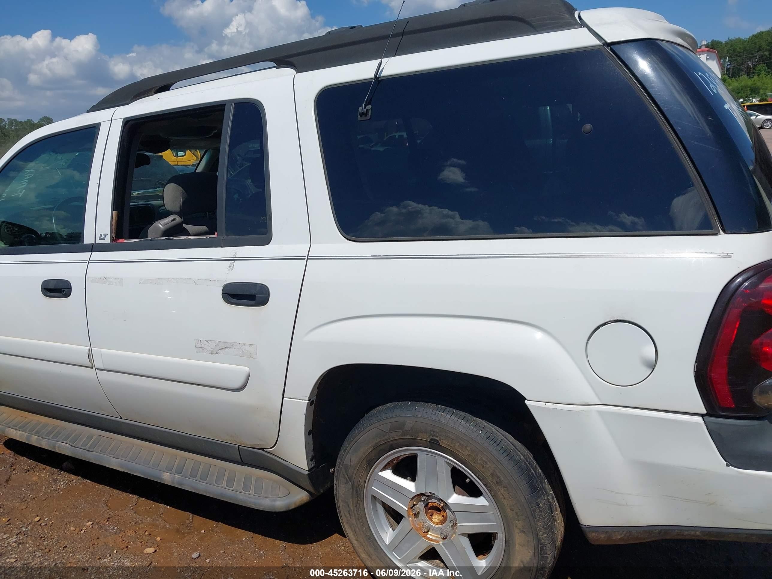 2003 Chevrolet Trailblazer Ext Lt White vin: 1GNES16S136128934