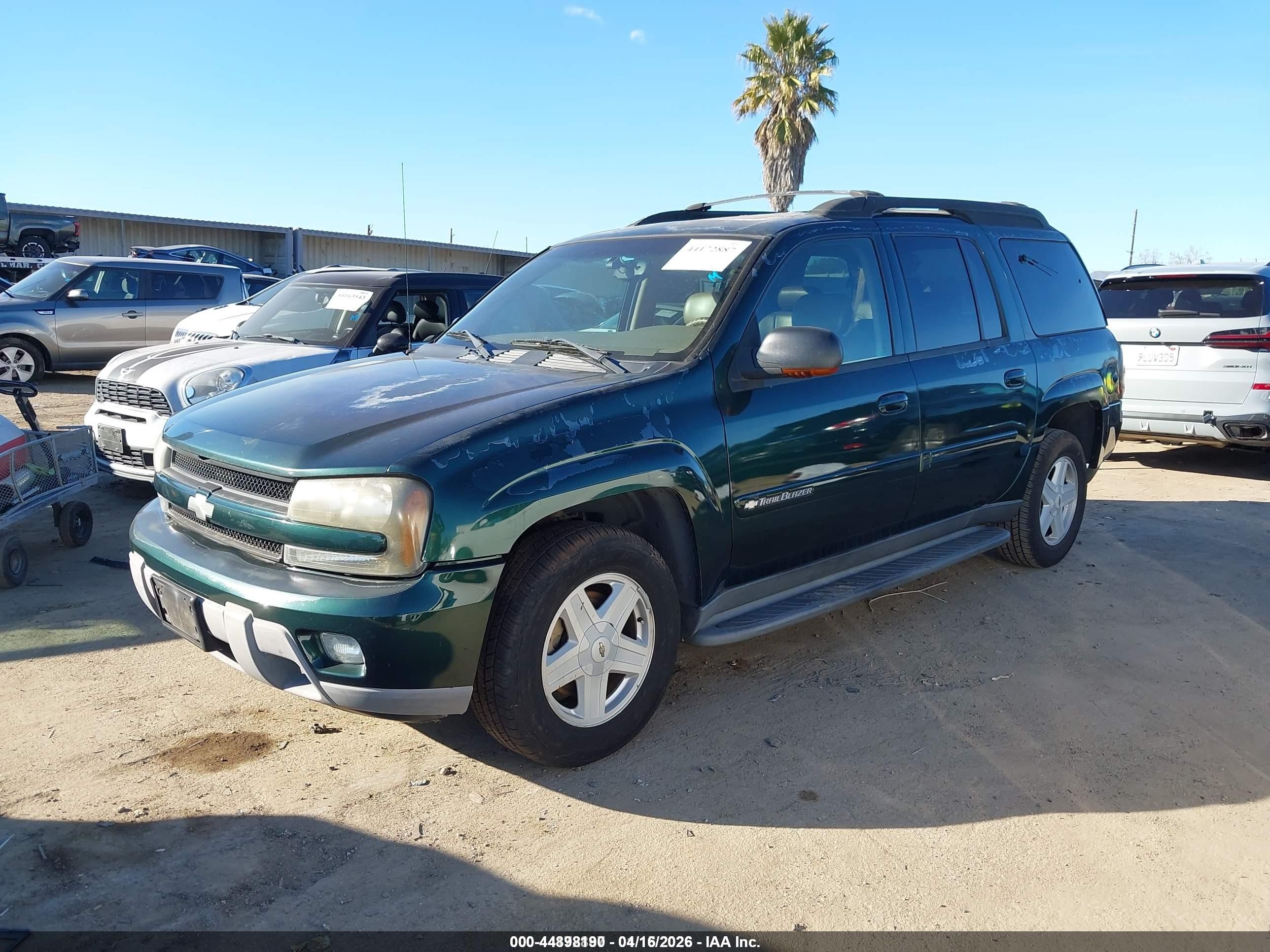2003 Chevrolet Trailblazer Ext Lt Green vin: 1GNES16S136146141