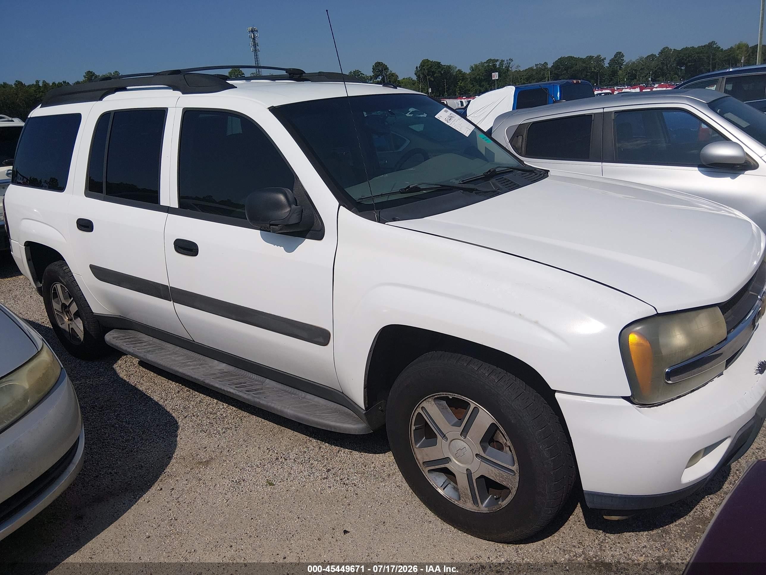 2005 Chevrolet Trailblazer Ext Ls Белый vin: 1GNES16S256156213