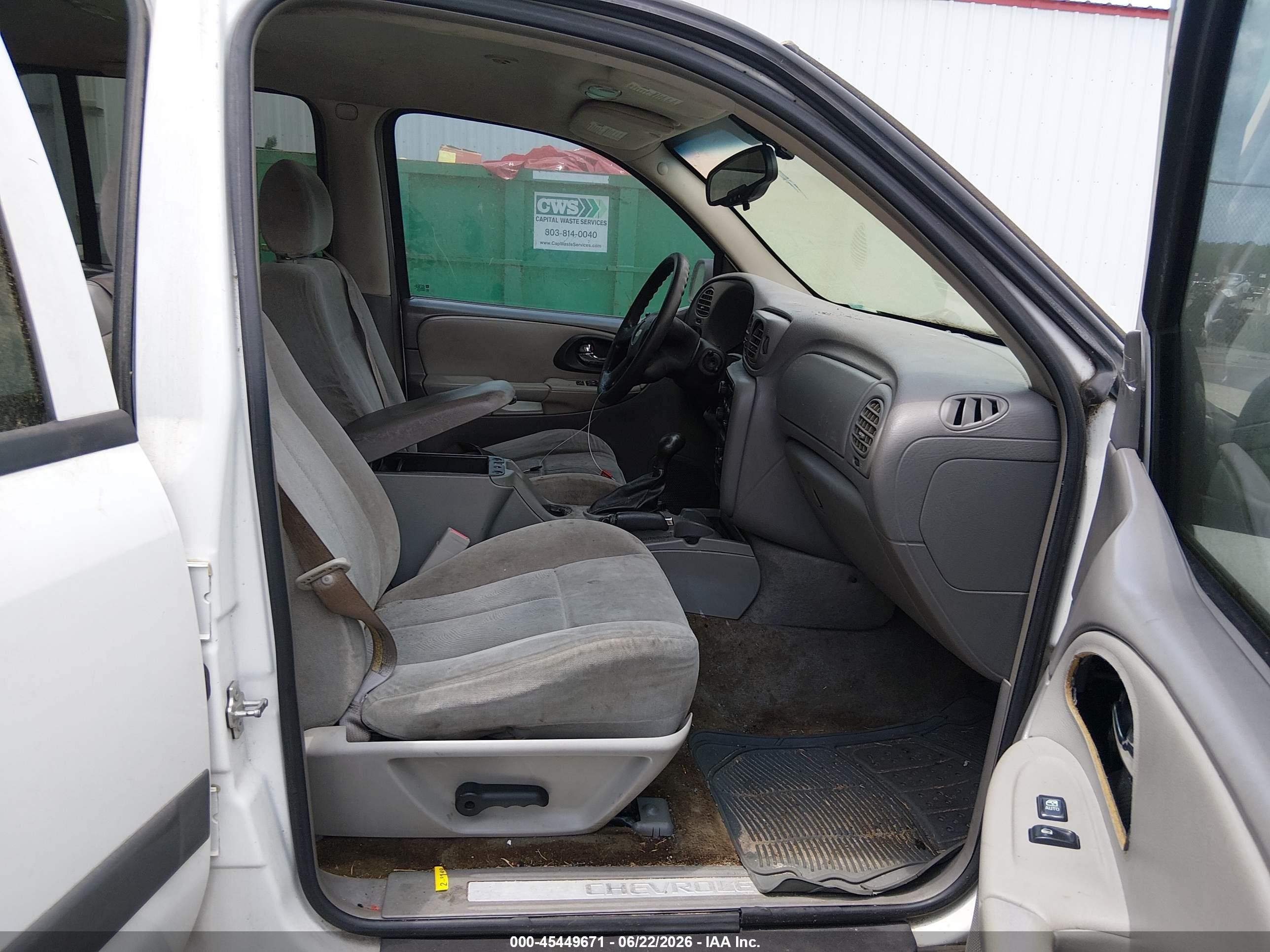 2005 Chevrolet Trailblazer Ext Ls Белый vin: 1GNES16S256156213
