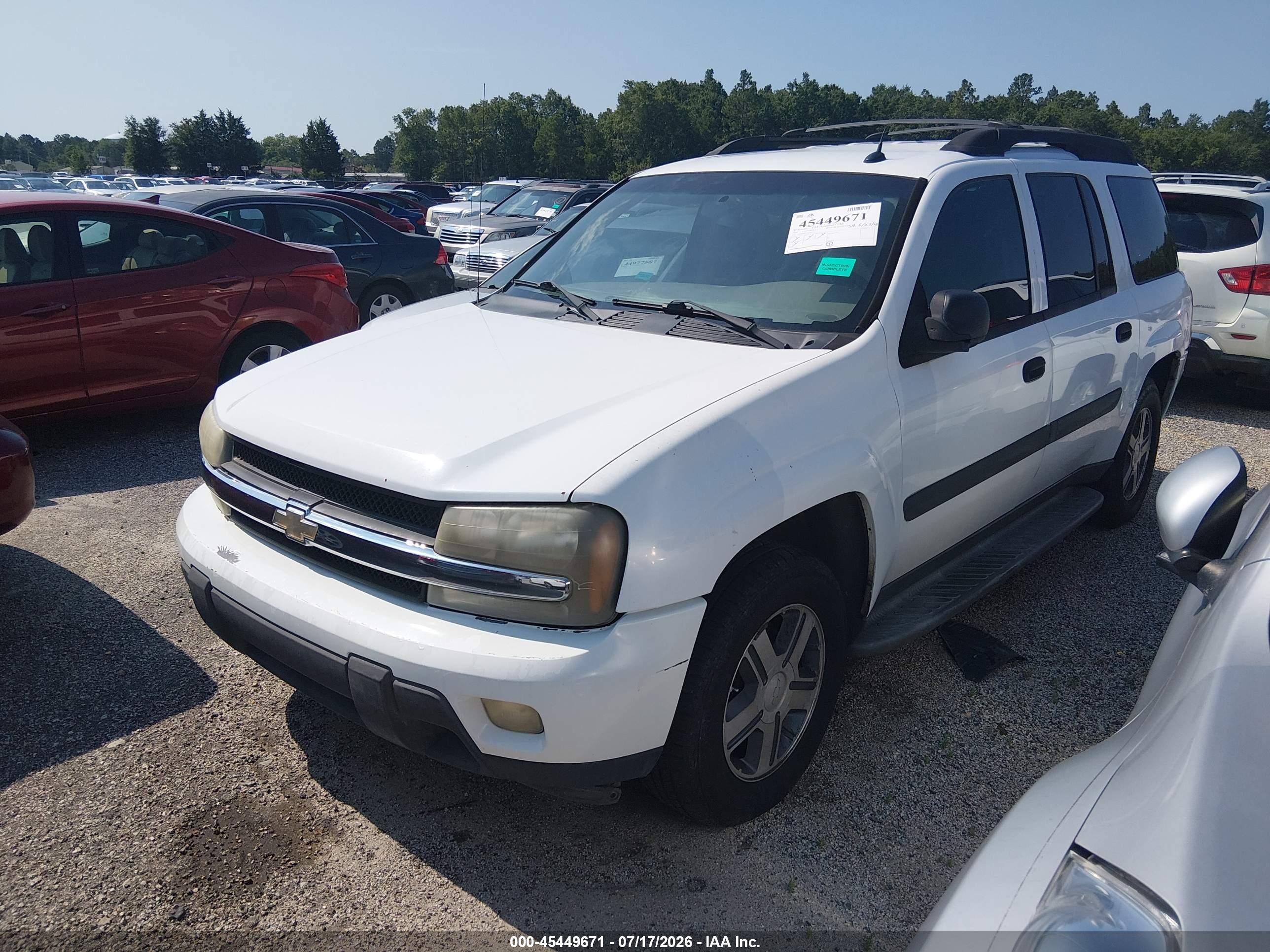 2005 Chevrolet Trailblazer Ext Ls Белый vin: 1GNES16S256156213