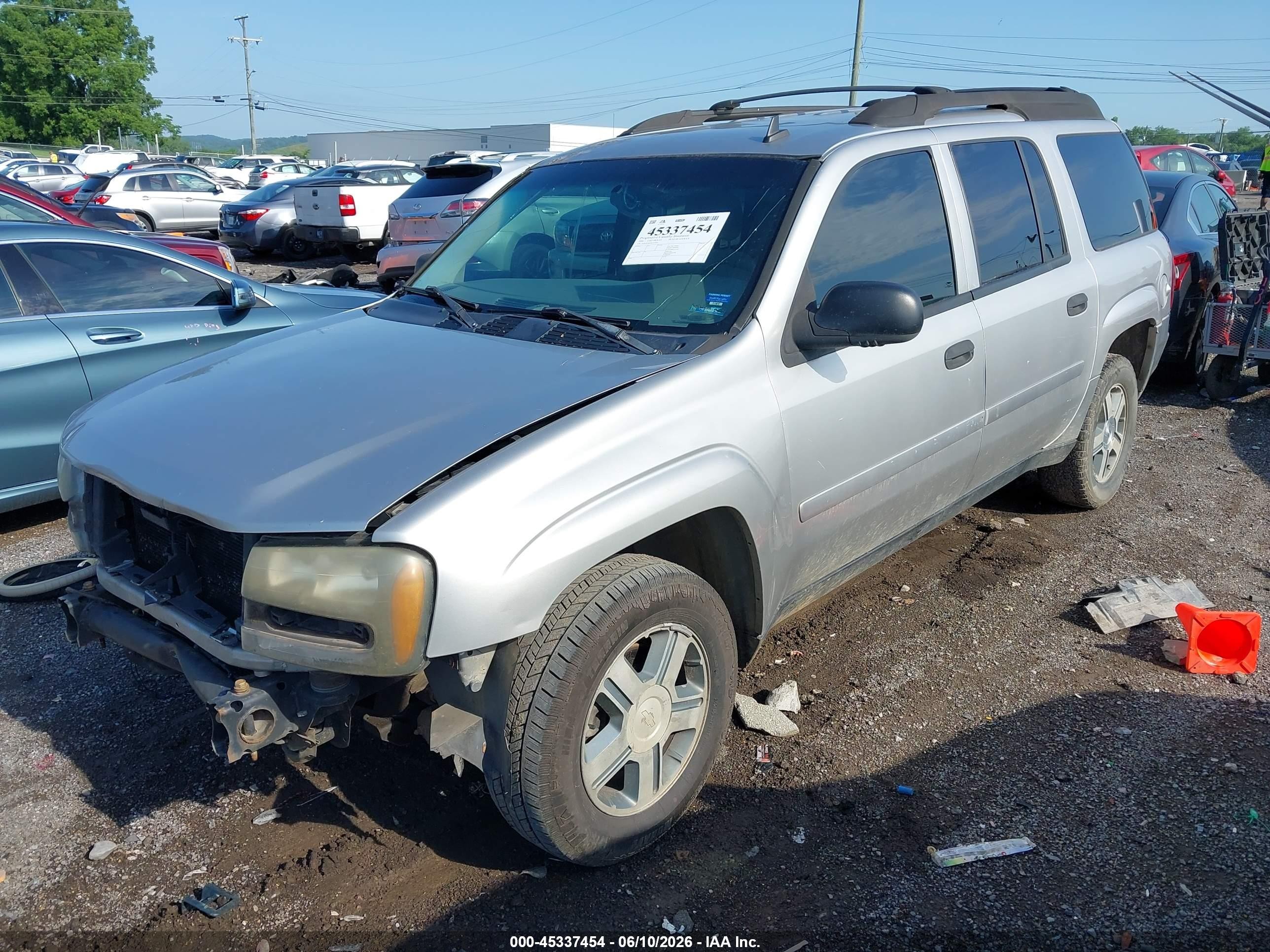 2006 Chevrolet Trailblazer Ext Ls Silver vin: 1GNES16S266111919