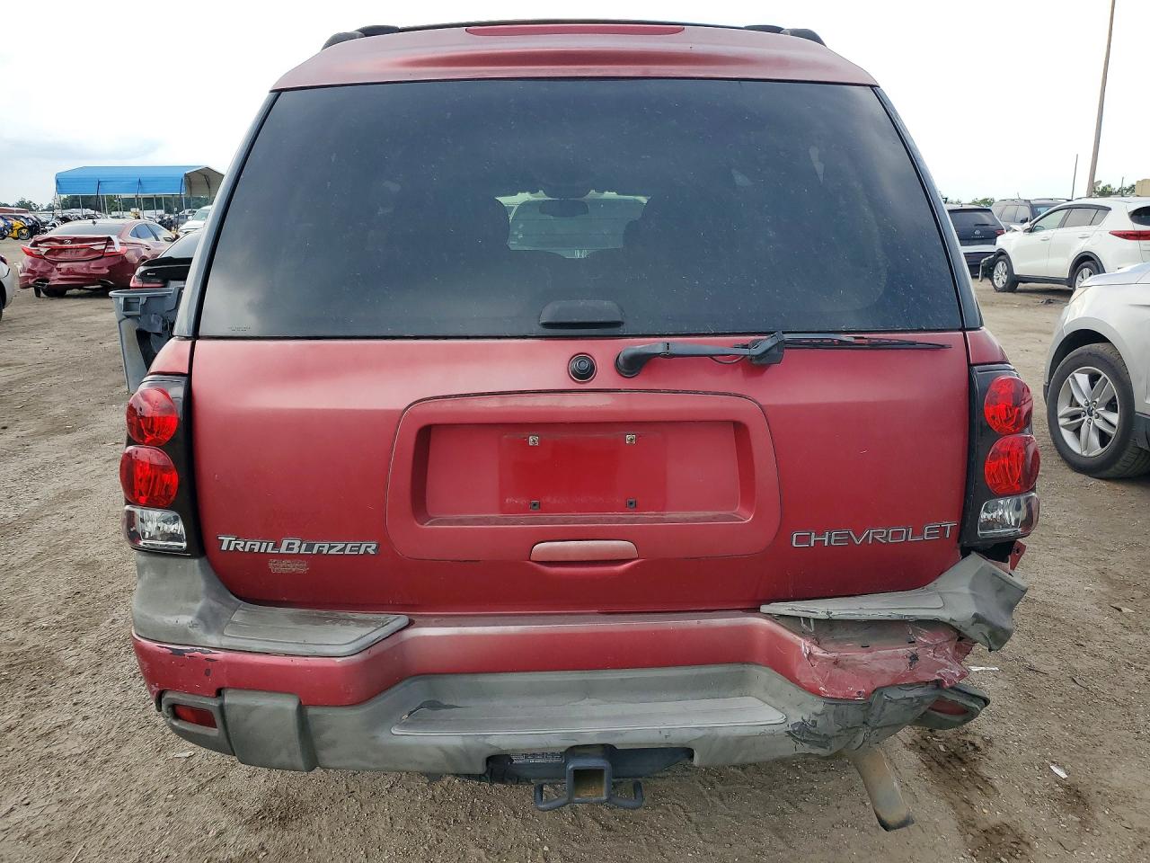 2002 Chevrolet Trailblazer Red vin: 1GNES16S326126097