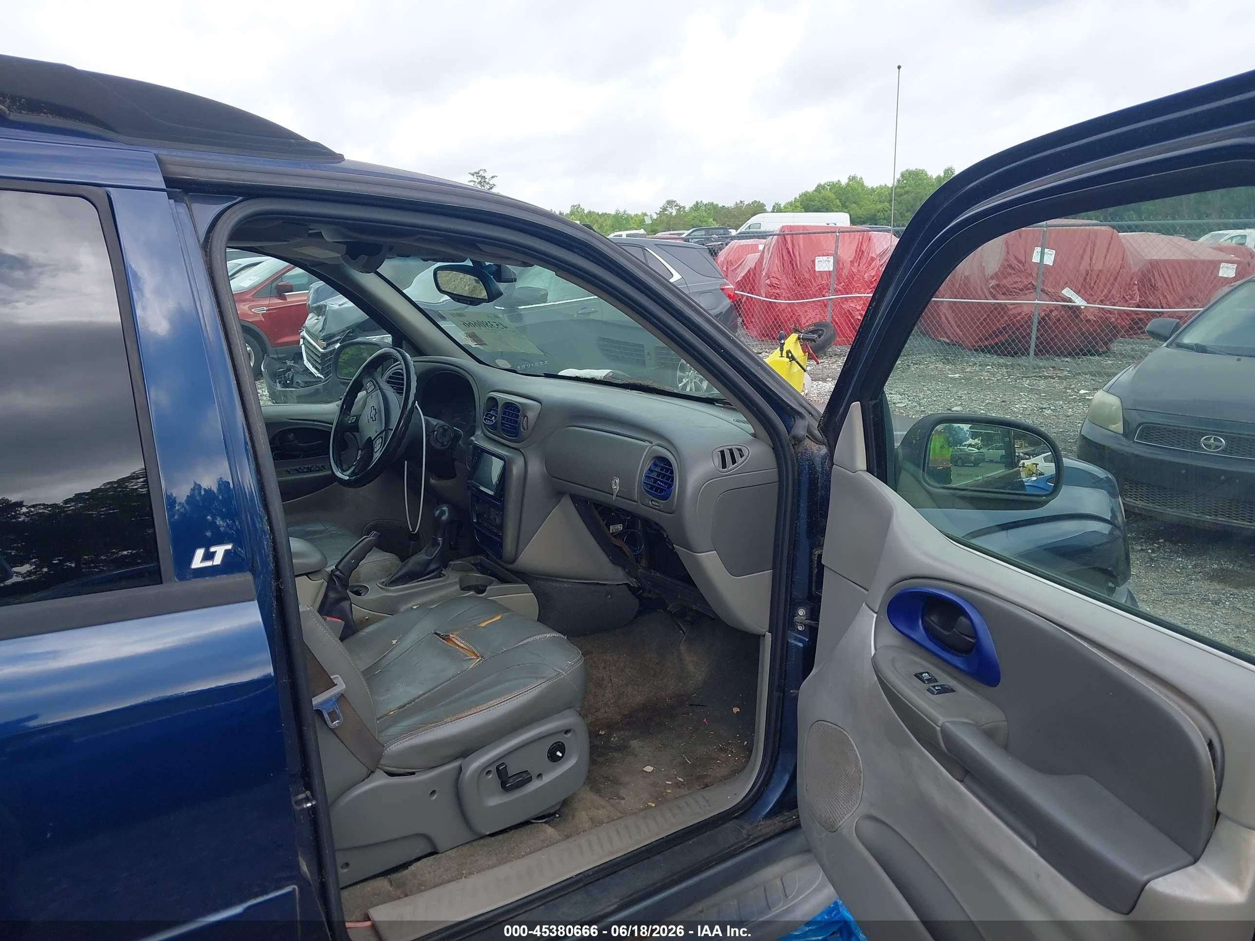 2003 Chevrolet Trailblazer Ext Lt Blue vin: 1GNES16S336161773