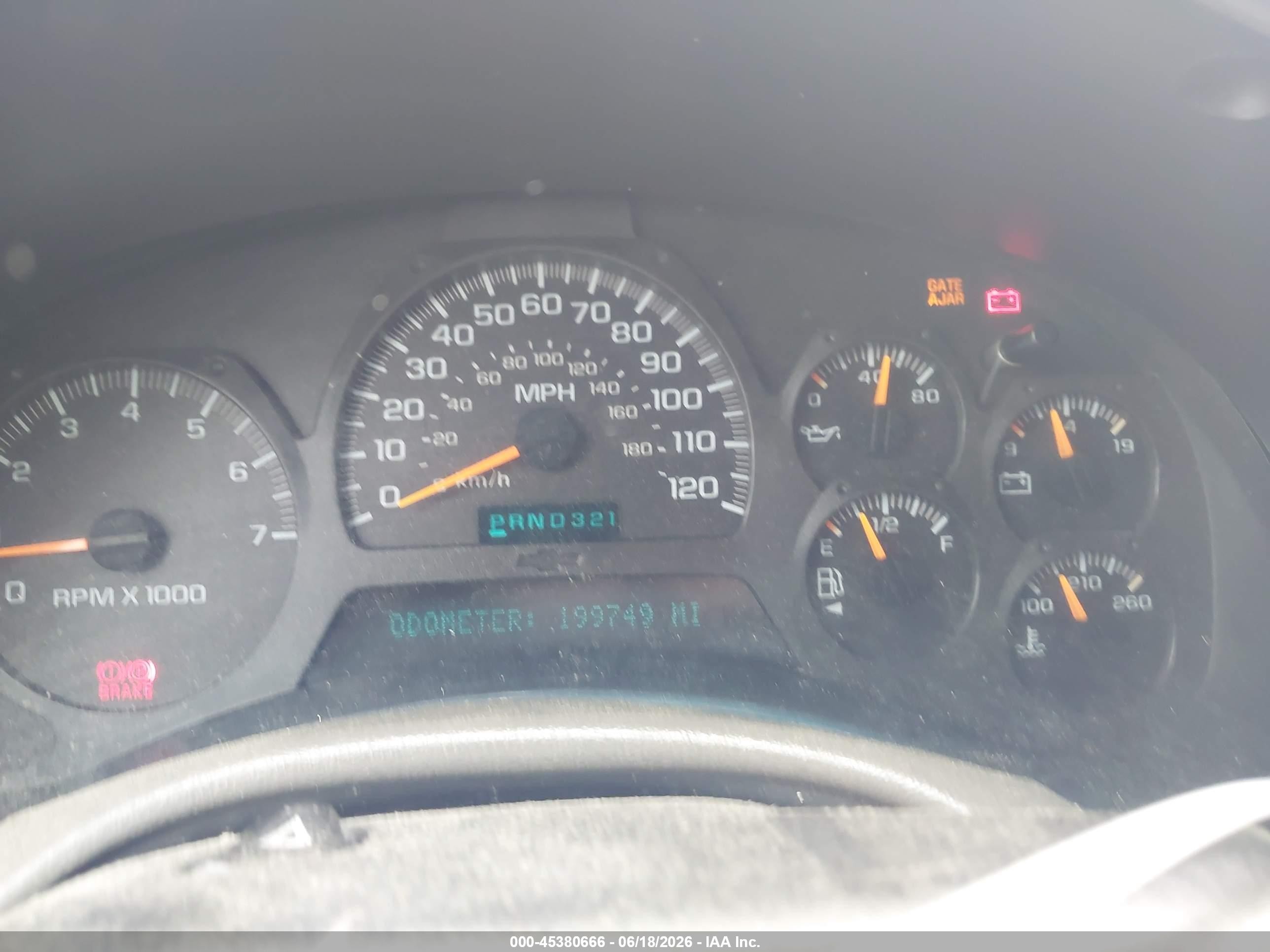 2003 Chevrolet Trailblazer Ext Lt Blue vin: 1GNES16S336161773