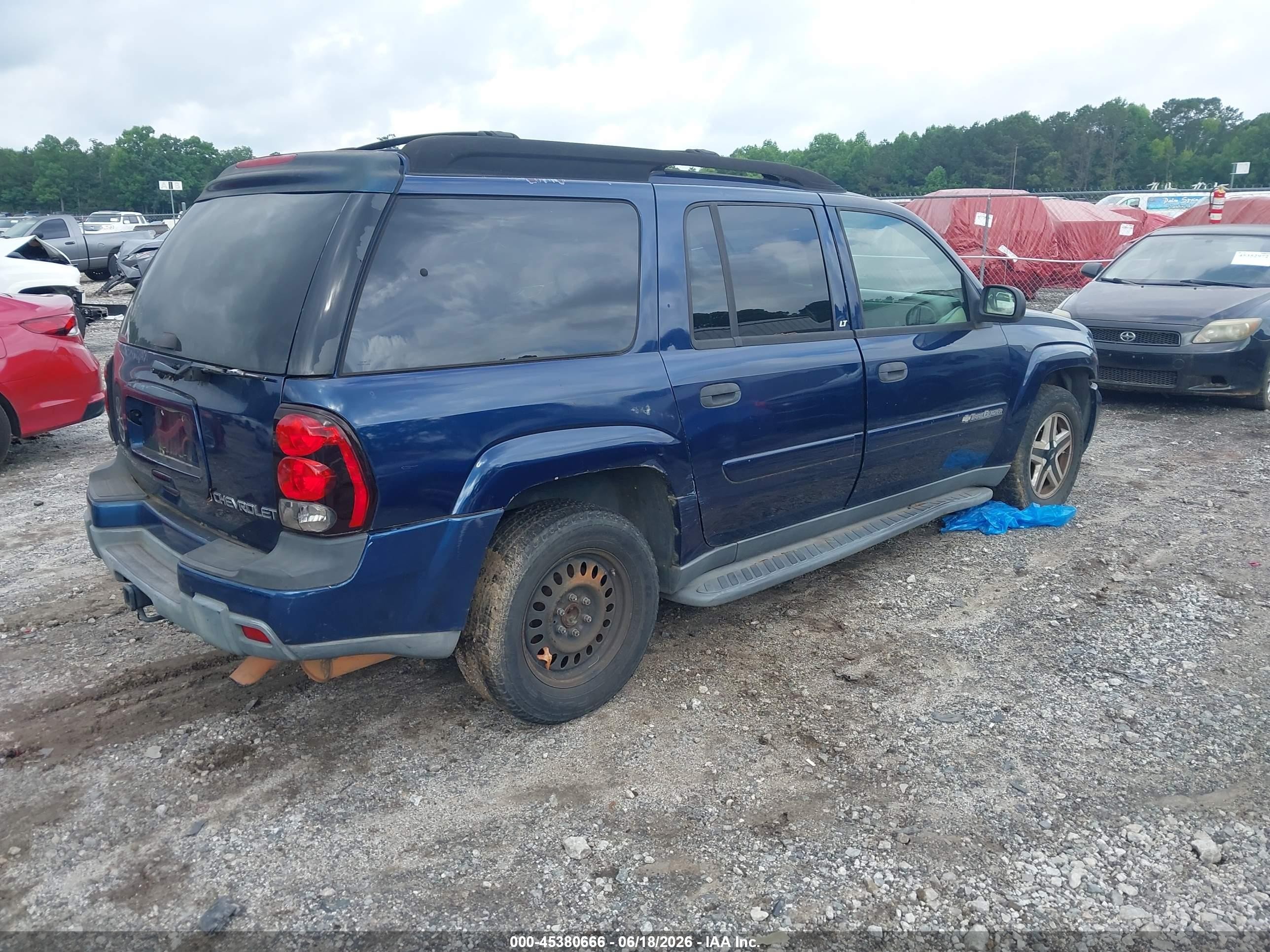 2003 Chevrolet Trailblazer Ext Lt Blue vin: 1GNES16S336161773