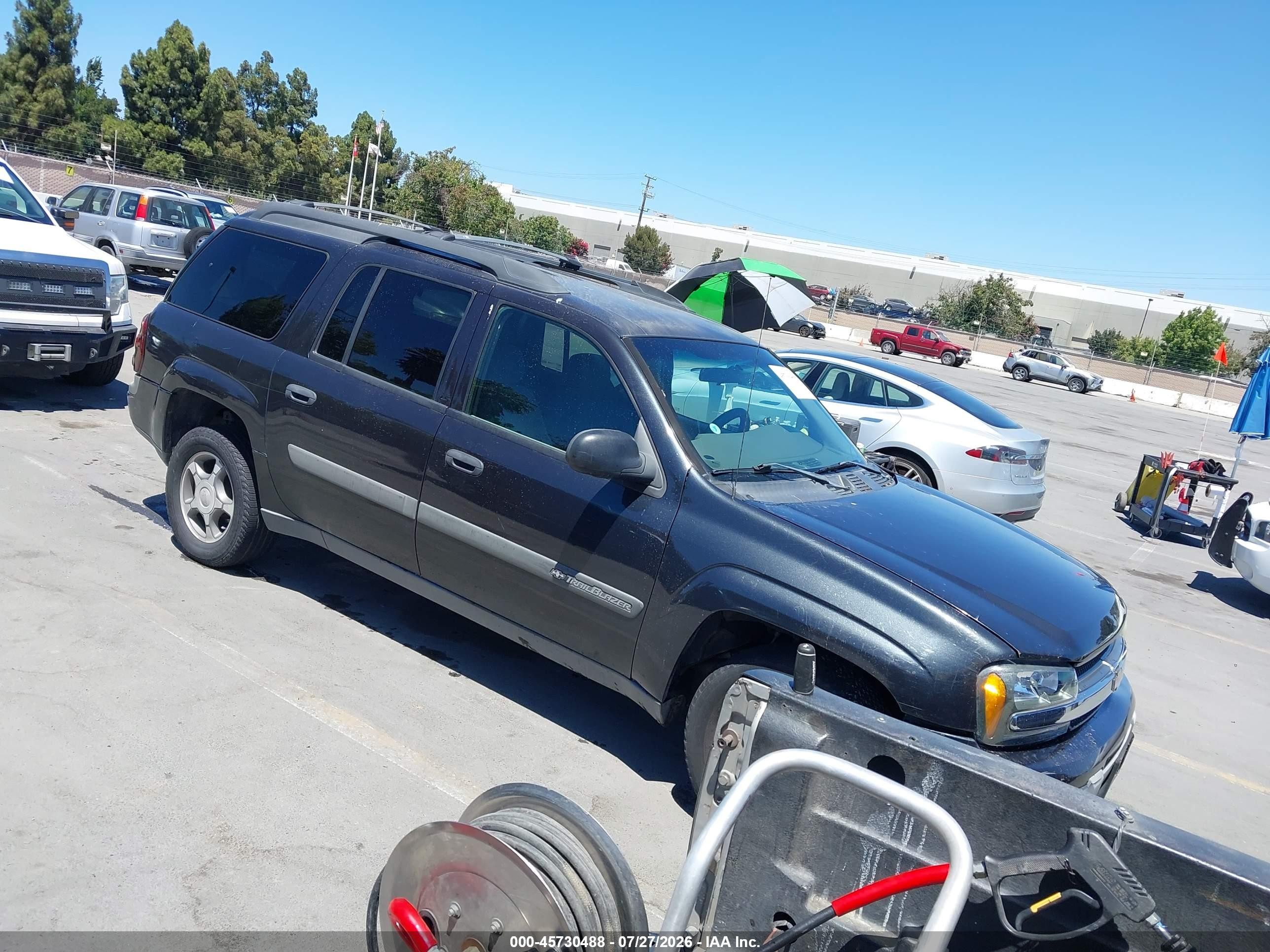 2004 Chevrolet Trailblazer Ext Ls Black vin: 1GNES16S446136222
