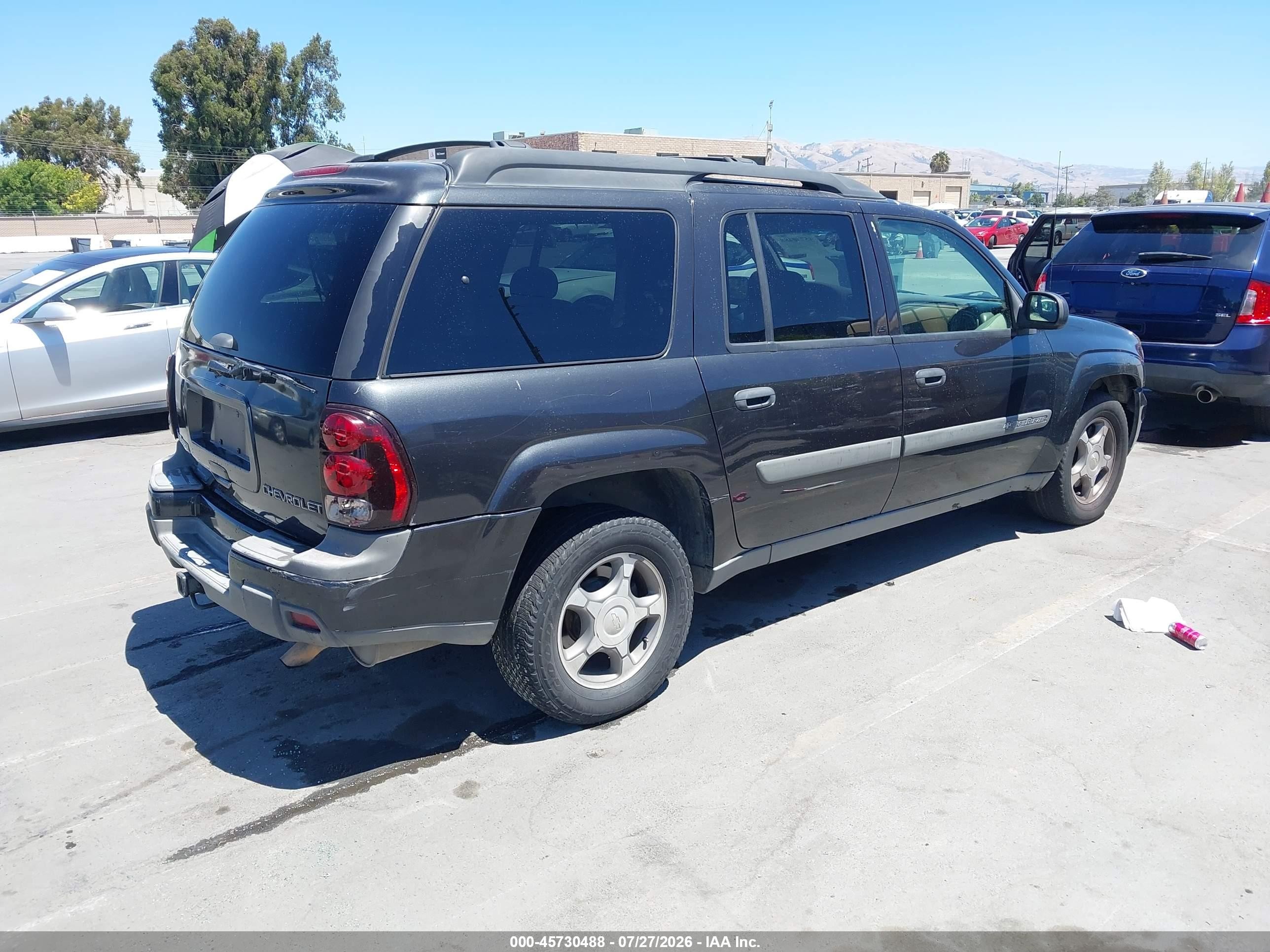 2004 Chevrolet Trailblazer Ext Ls Black vin: 1GNES16S446136222