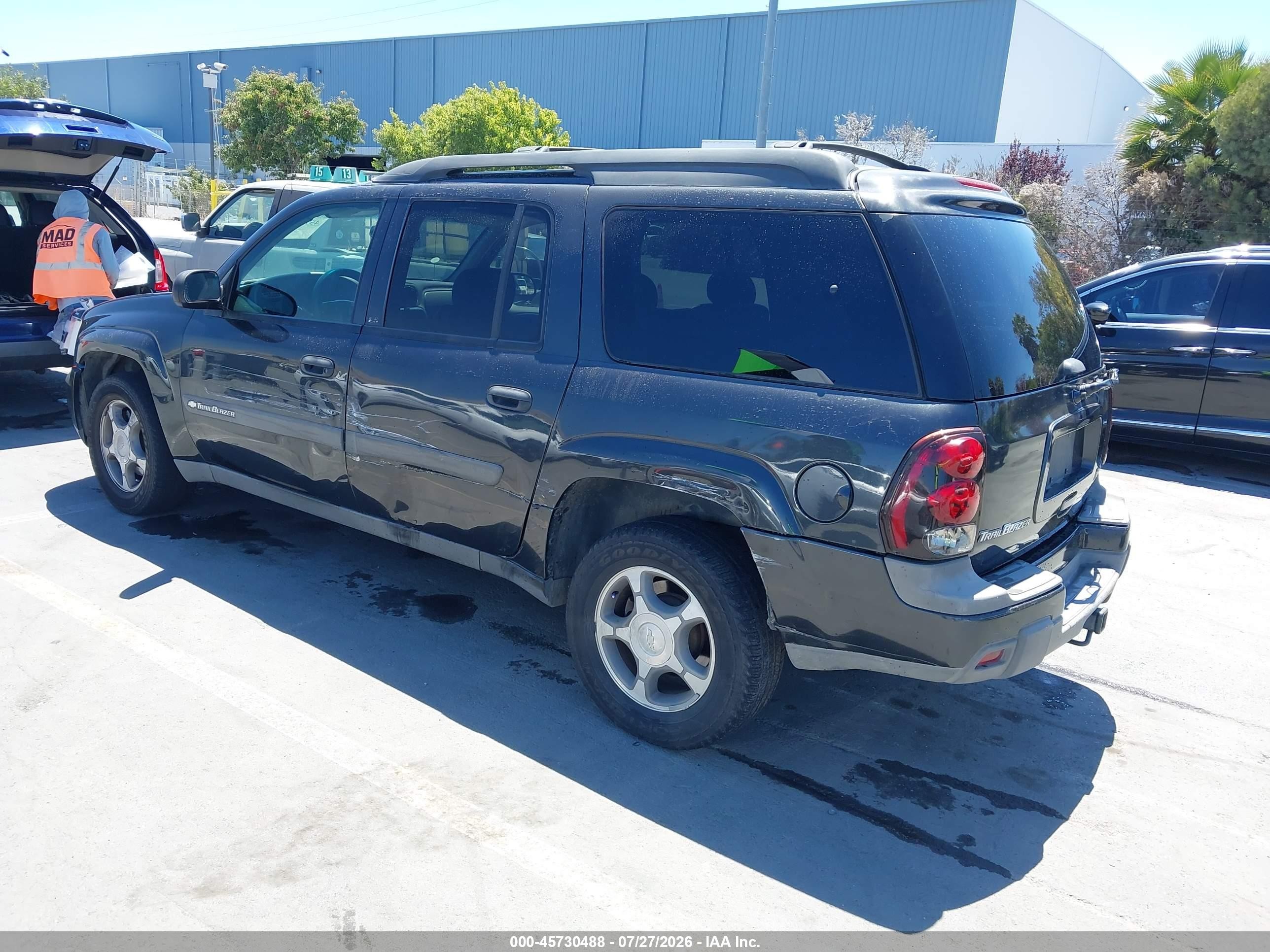 2004 Chevrolet Trailblazer Ext Ls Black vin: 1GNES16S446136222