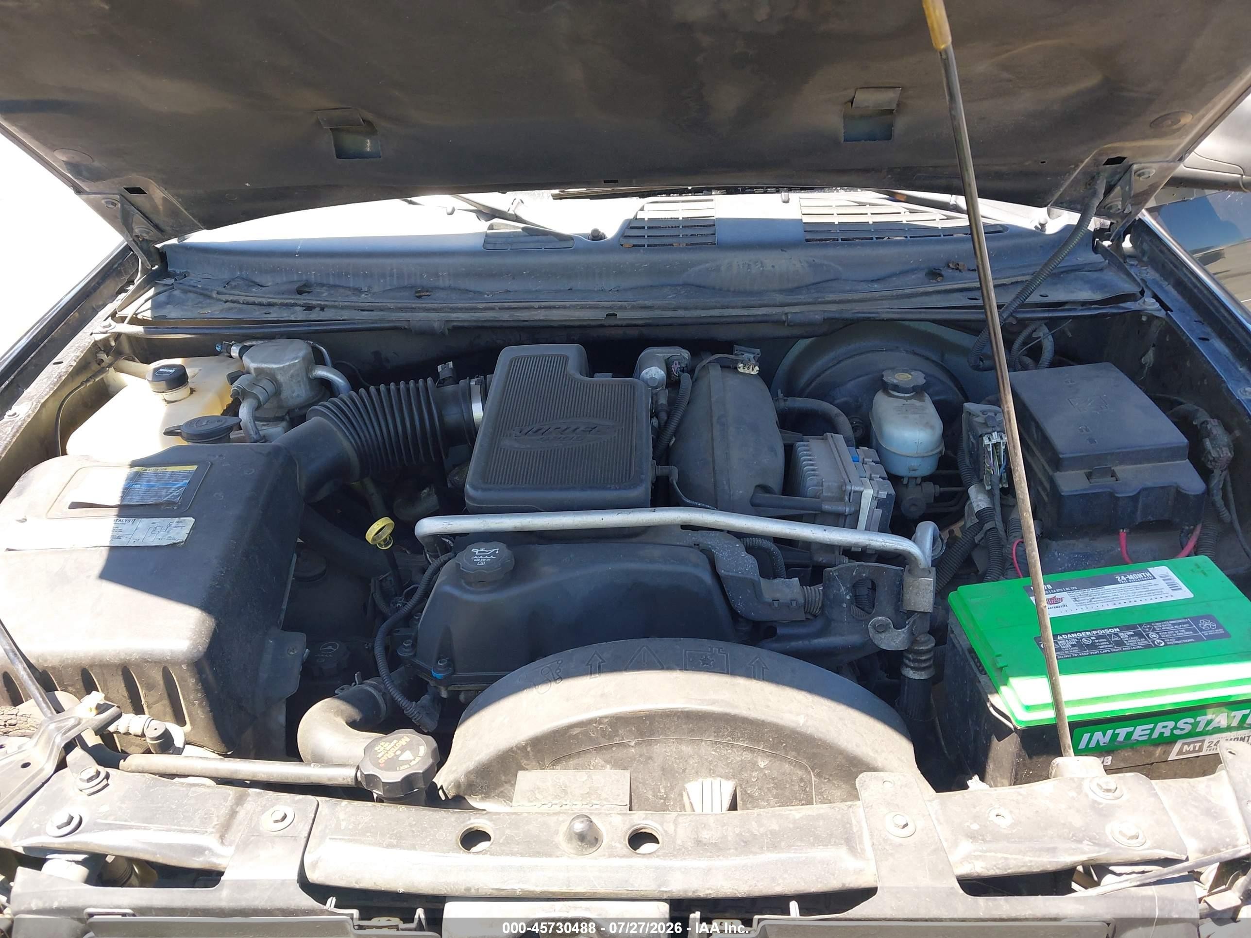 2004 Chevrolet Trailblazer Ext Ls Black vin: 1GNES16S446136222