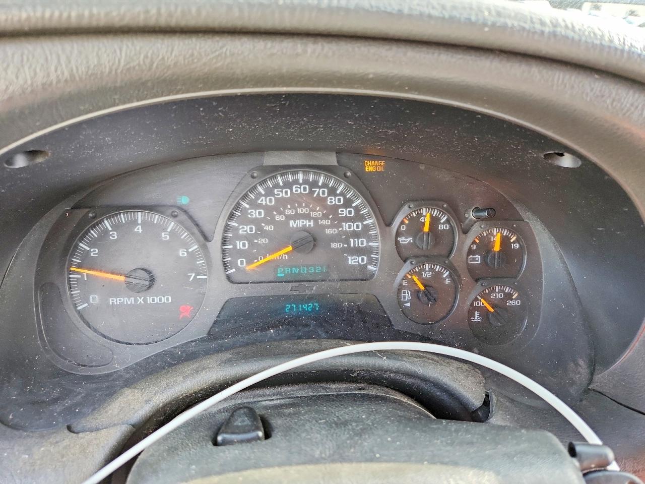 2003 Chevrolet Trailblazr Серый vin: 1GNES16S536125194