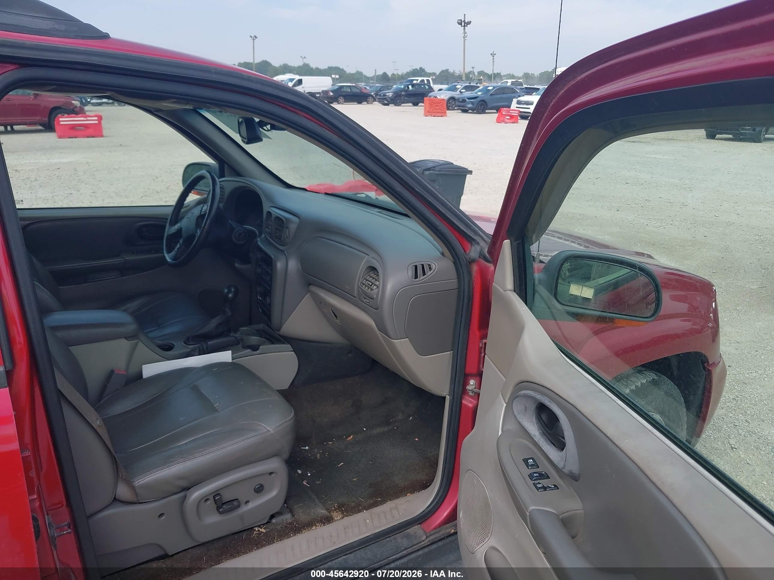 2003 Chevrolet Trailblazer Ext Lt Red vin: 1GNES16S536186366