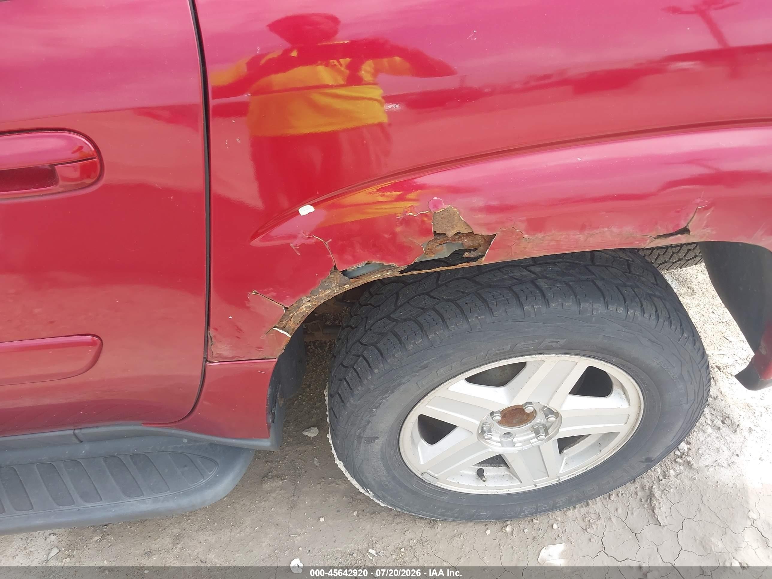 2003 Chevrolet Trailblazer Ext Lt Red vin: 1GNES16S536186366