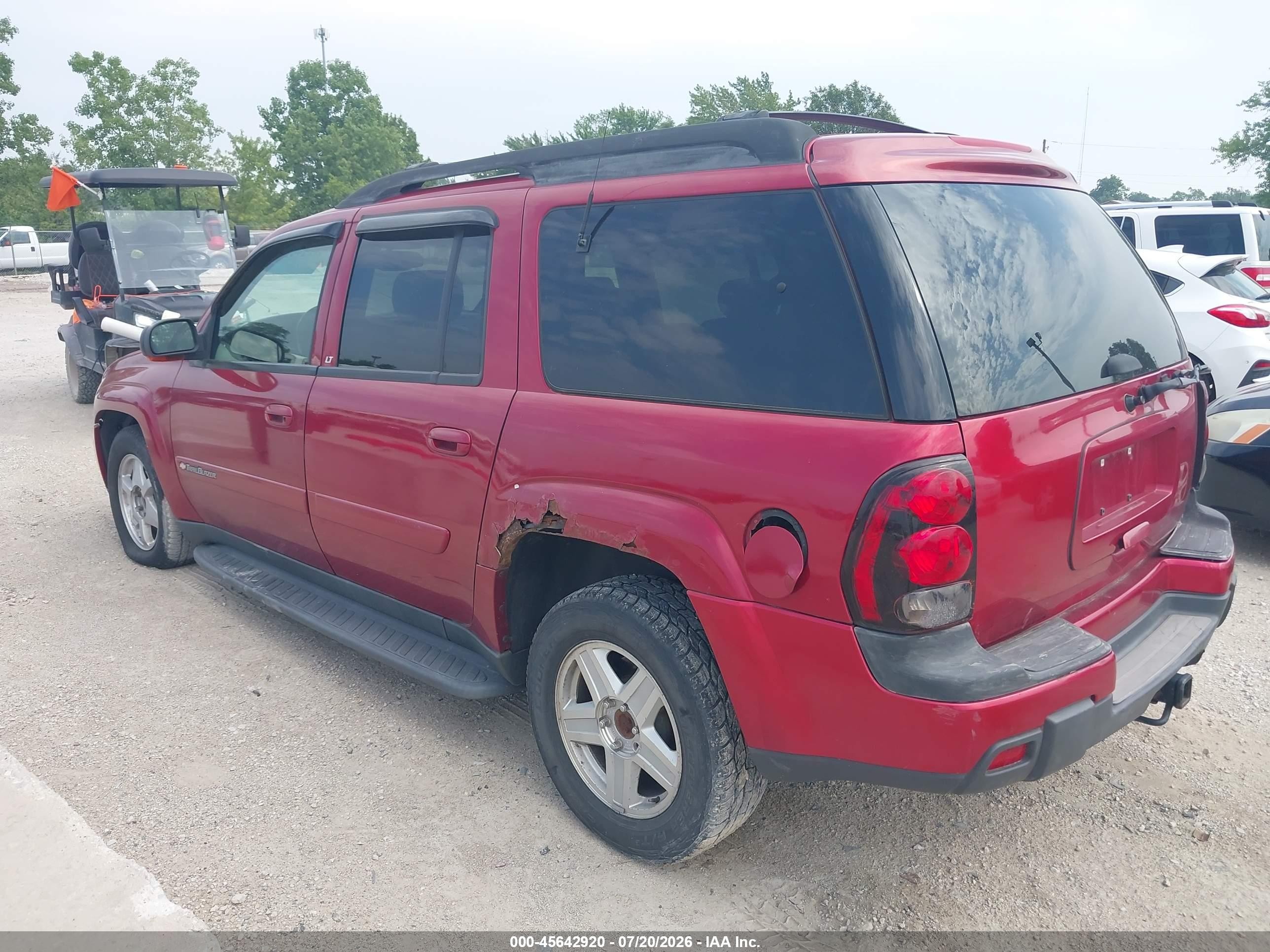 2003 Chevrolet Trailblazer Ext Lt Red vin: 1GNES16S536186366